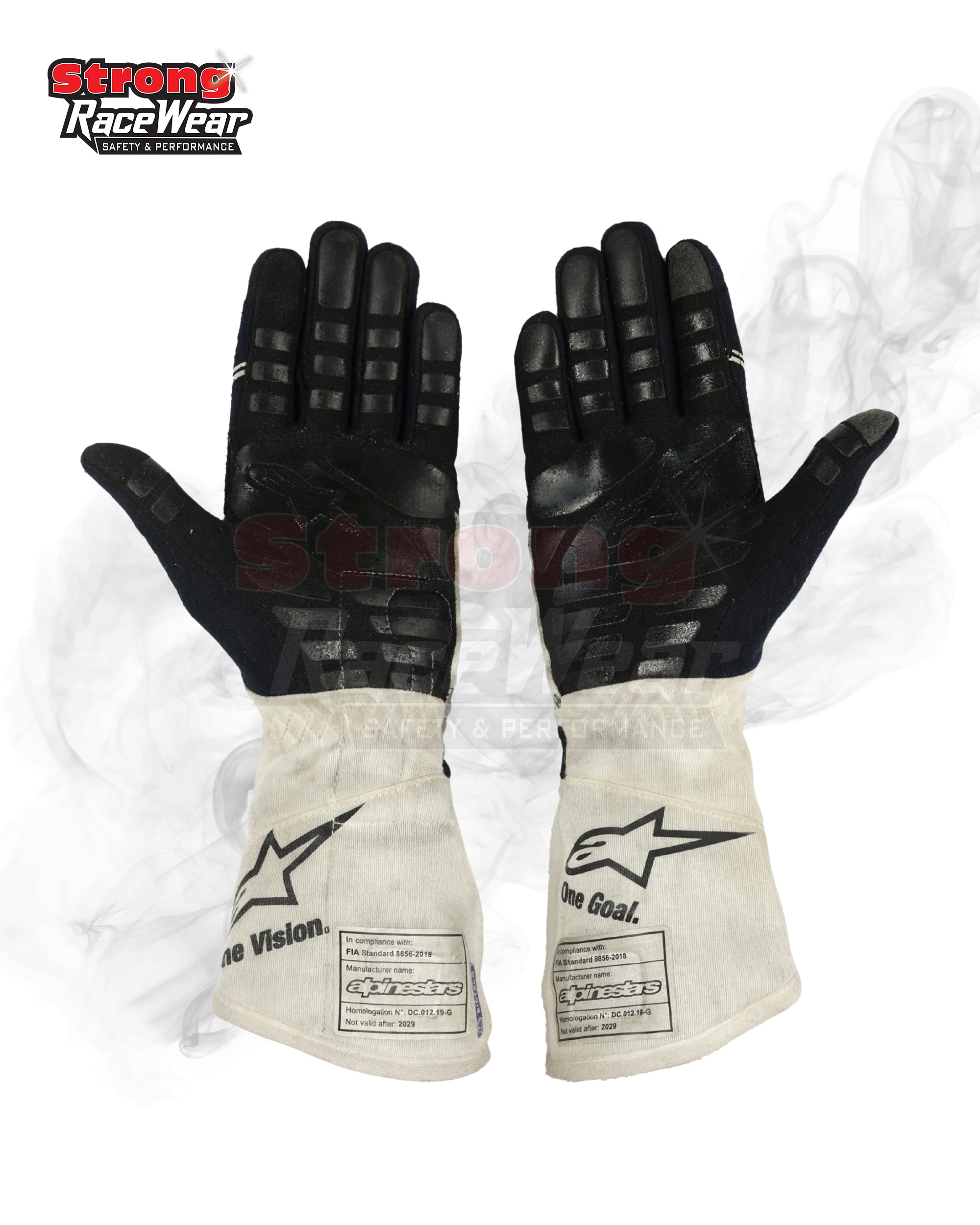 2022 Yuki Tsunoda Scuderia Alphatauri F1 Race Gloves Strong Racewear
