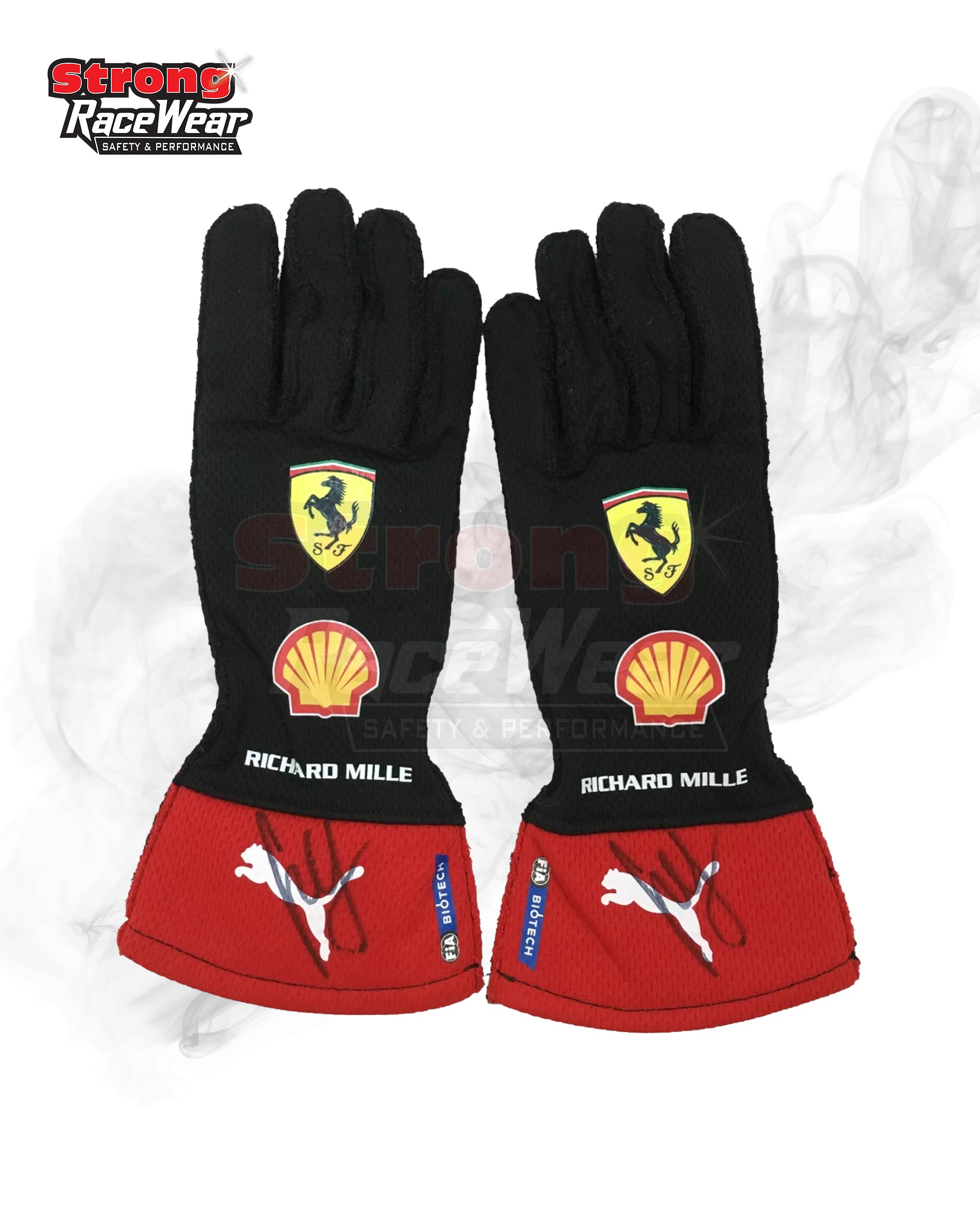 2023 Carlos Sainz Ferrari Gloves Strong Racewear