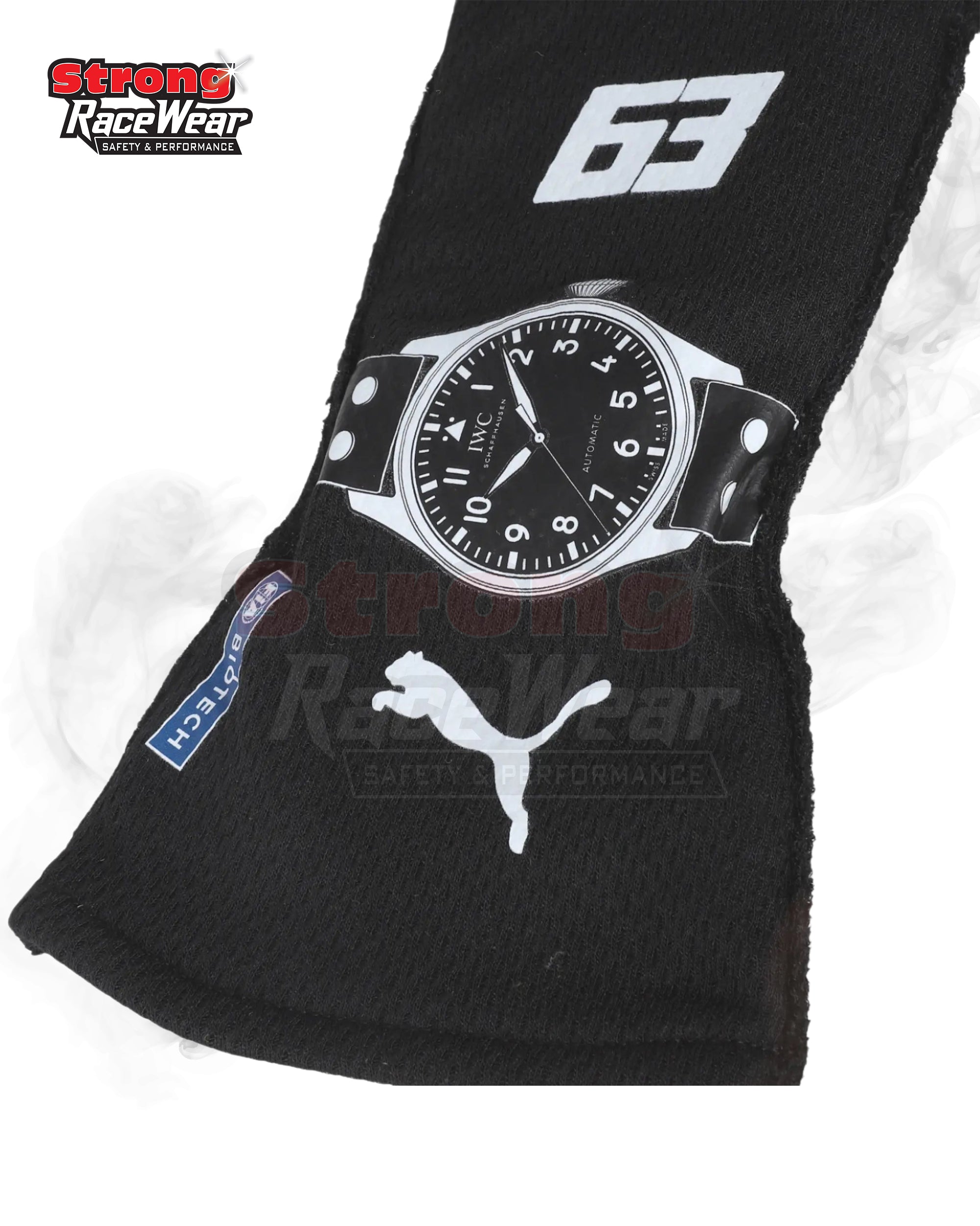 2023 George Russell Mercedes AMG Petronas F1 Team Race Gloves Strong Racewear