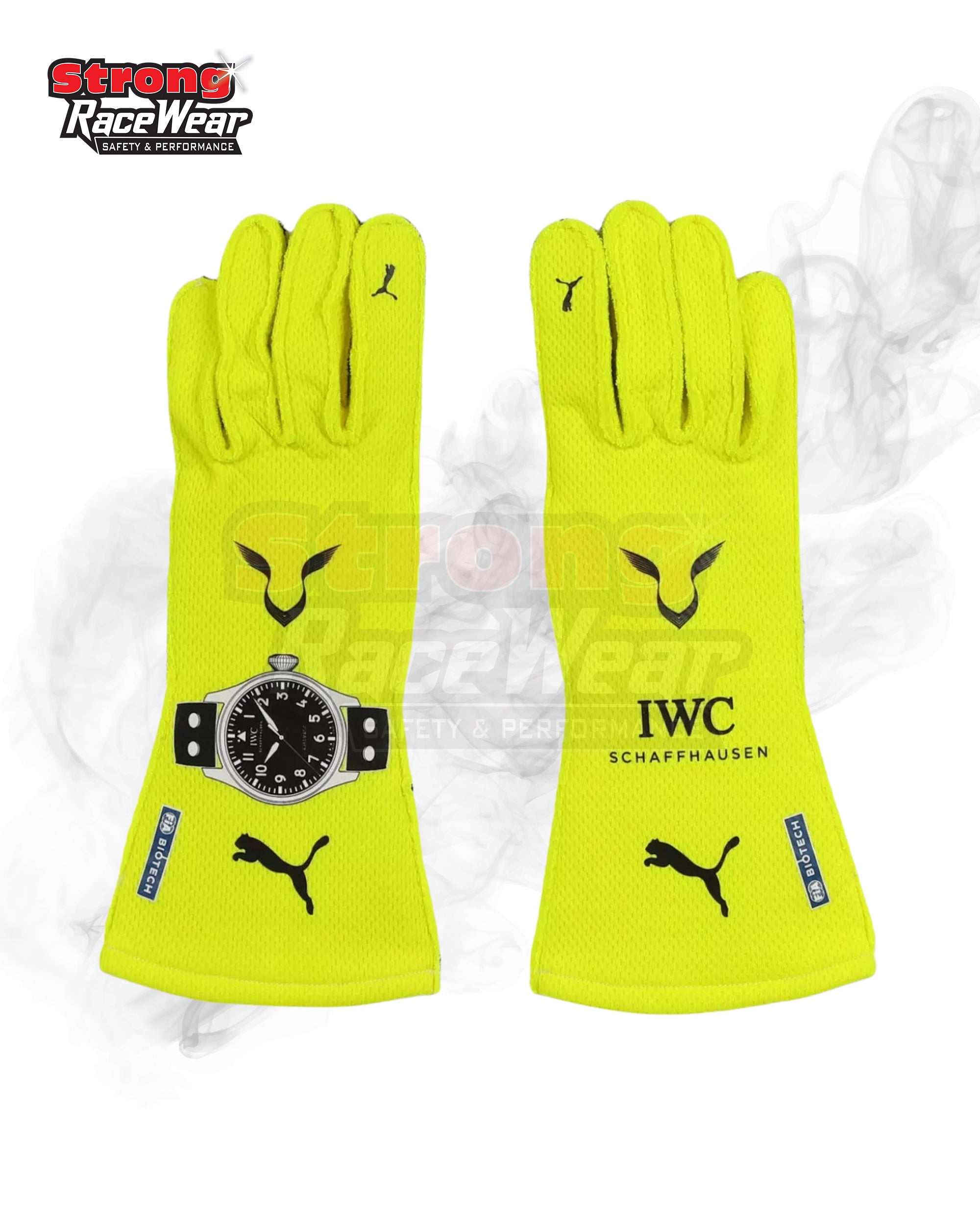 2023 Lewis Hamilton Mercedes AMG Petronas F1 Race Gloves Strong Racewear