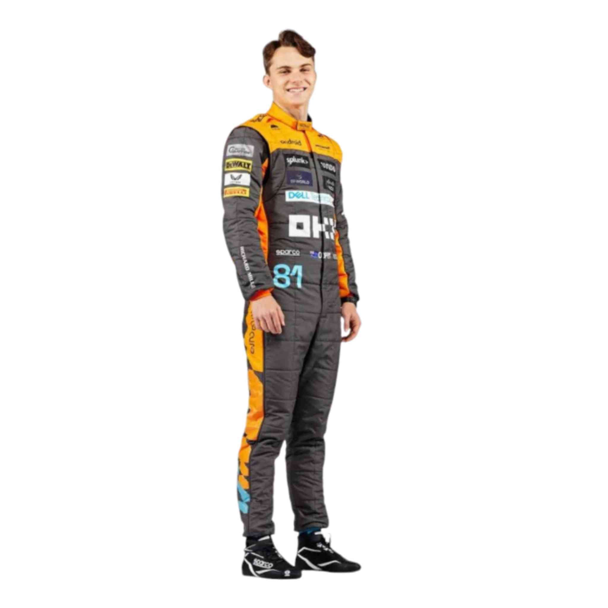 2023 New Oscar Piastri Race Suit Team McLaren F1