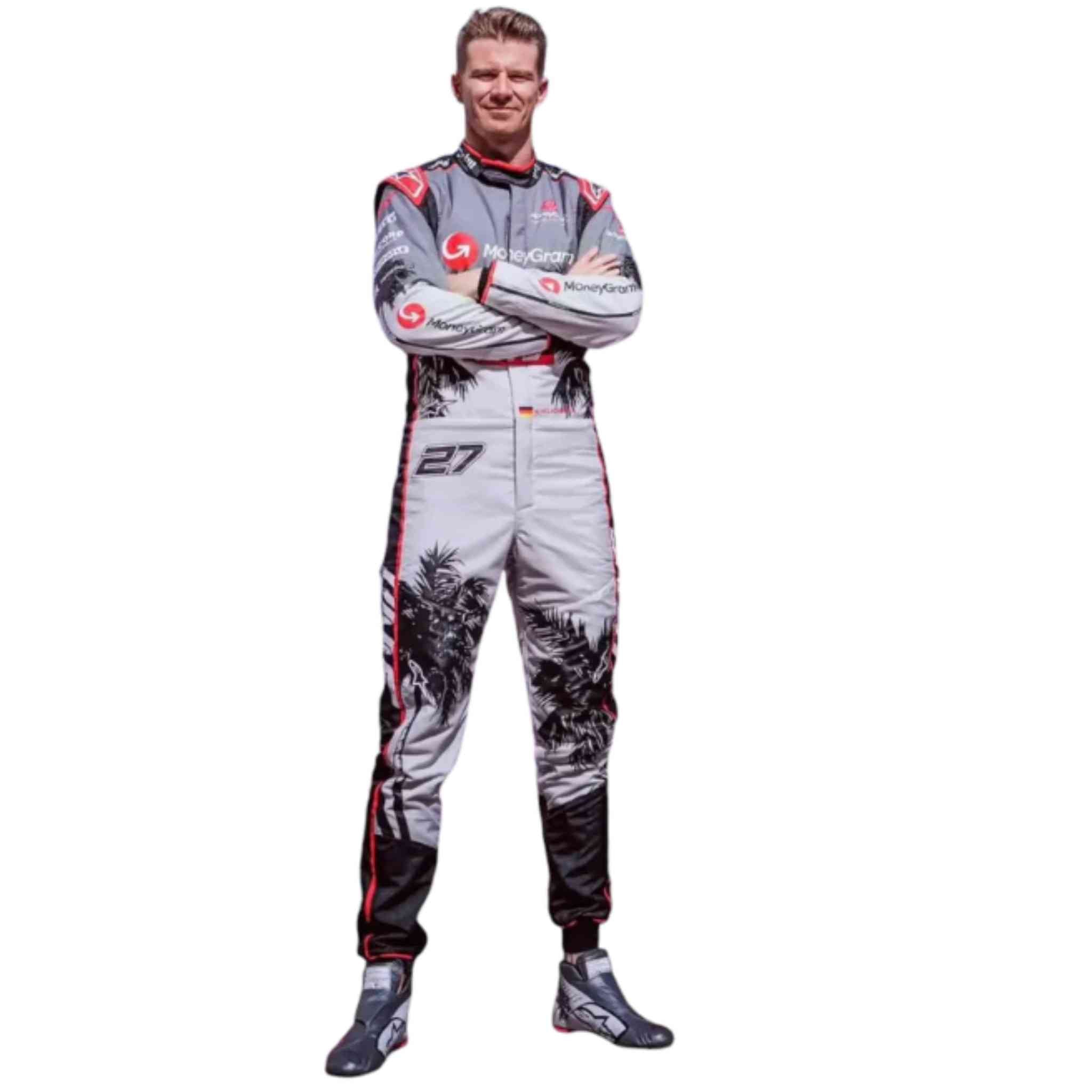 2023 Nico Hulkenberg Haas F1 Team Race Suit - Miami GP