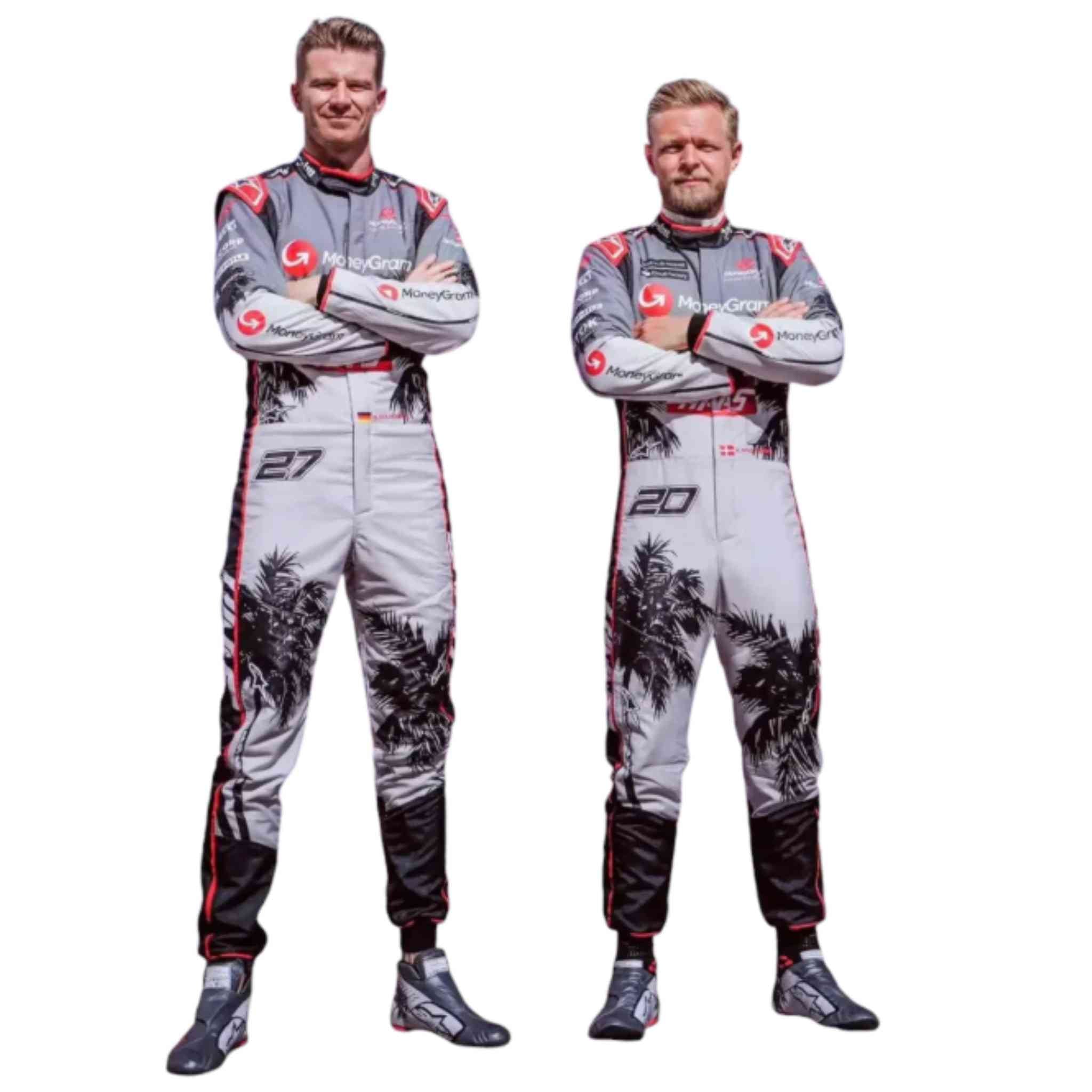 2023 Nico Hulkenberg Haas F1 Team Race Suit - Miami GP
