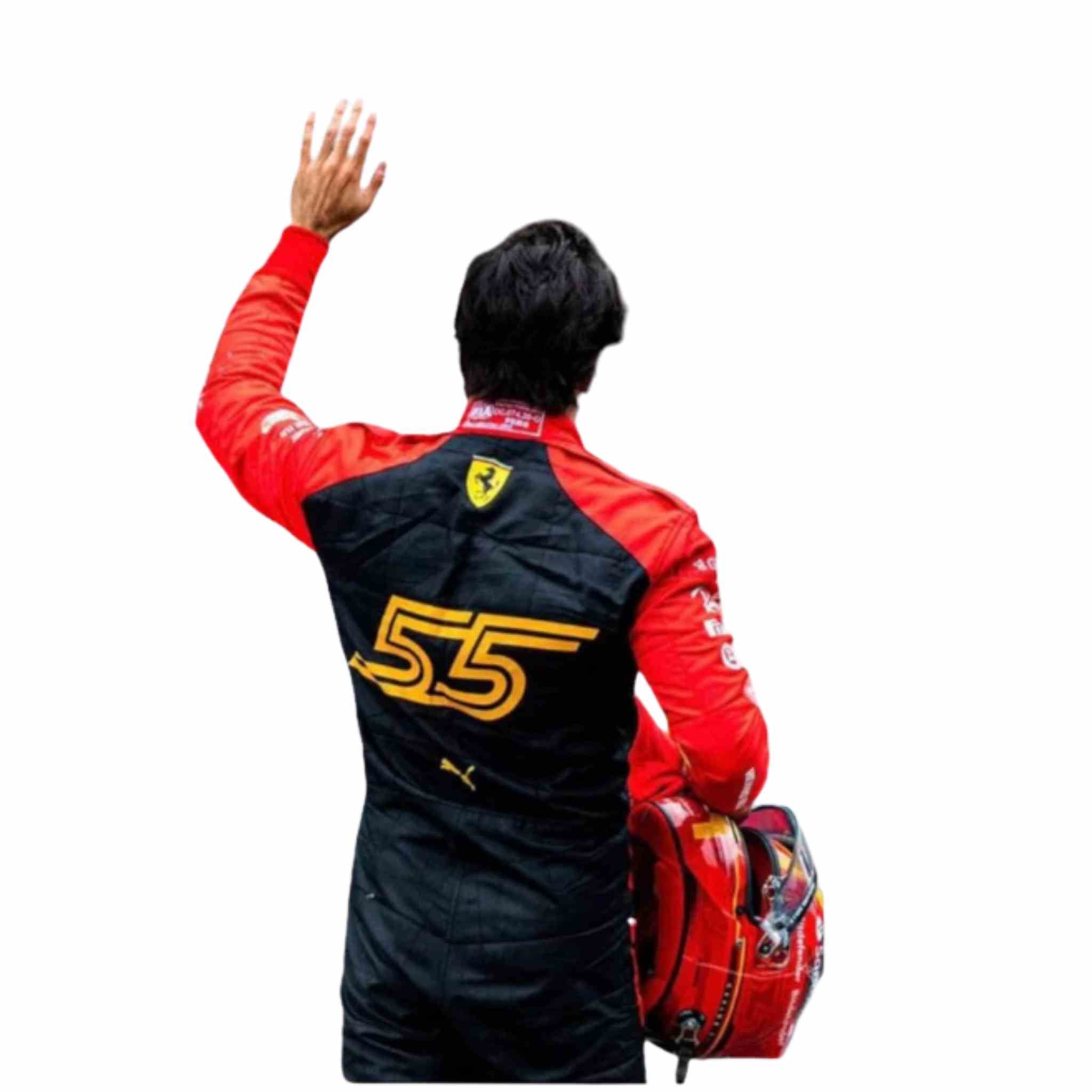 2023 Spain Carlos Sainz Special Grand Prix Scuderia Ferrari F1 Racing Suit