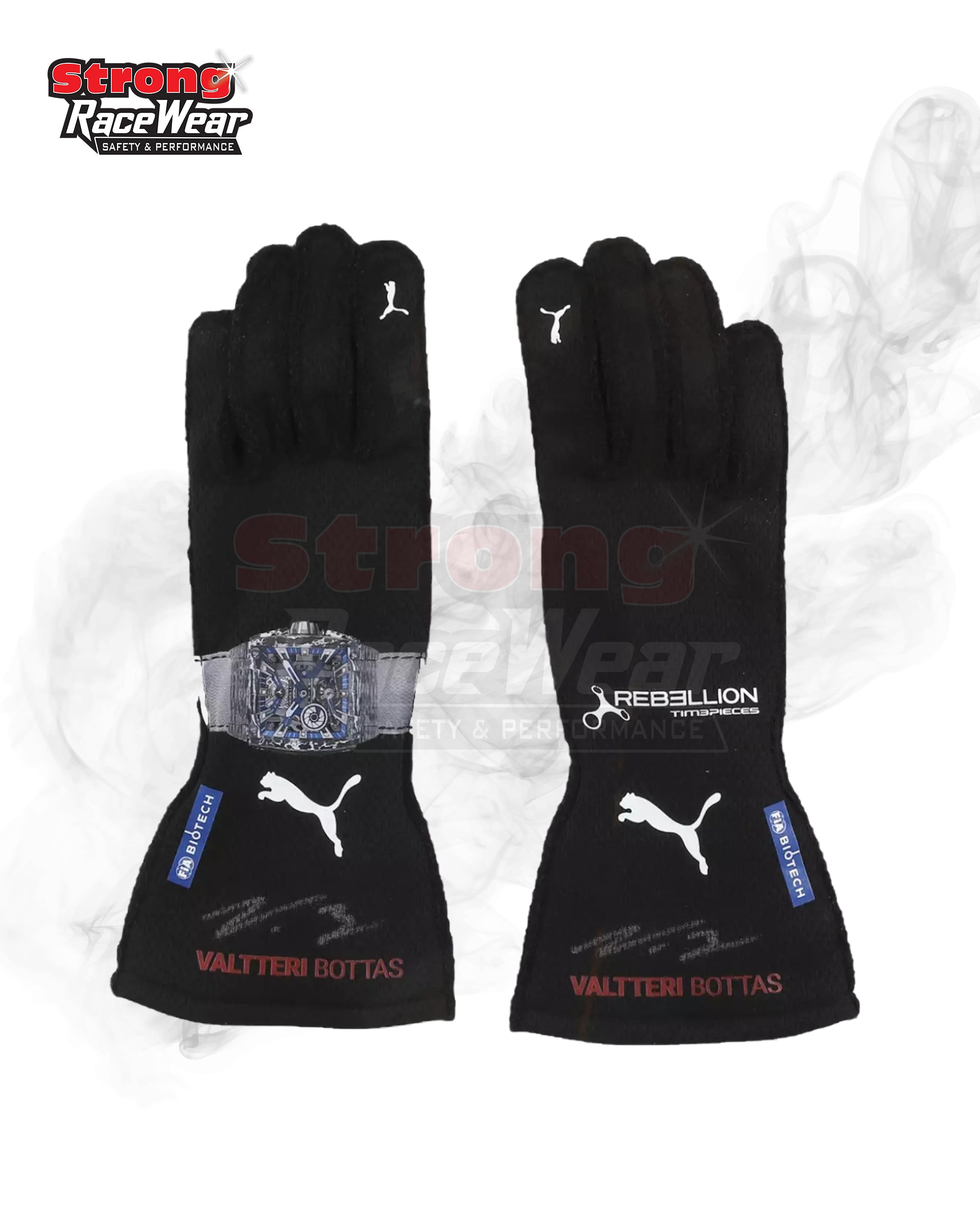 2023 Valtteri Bottas Alfa Romeo F1 Race Gloves Strong Racewear