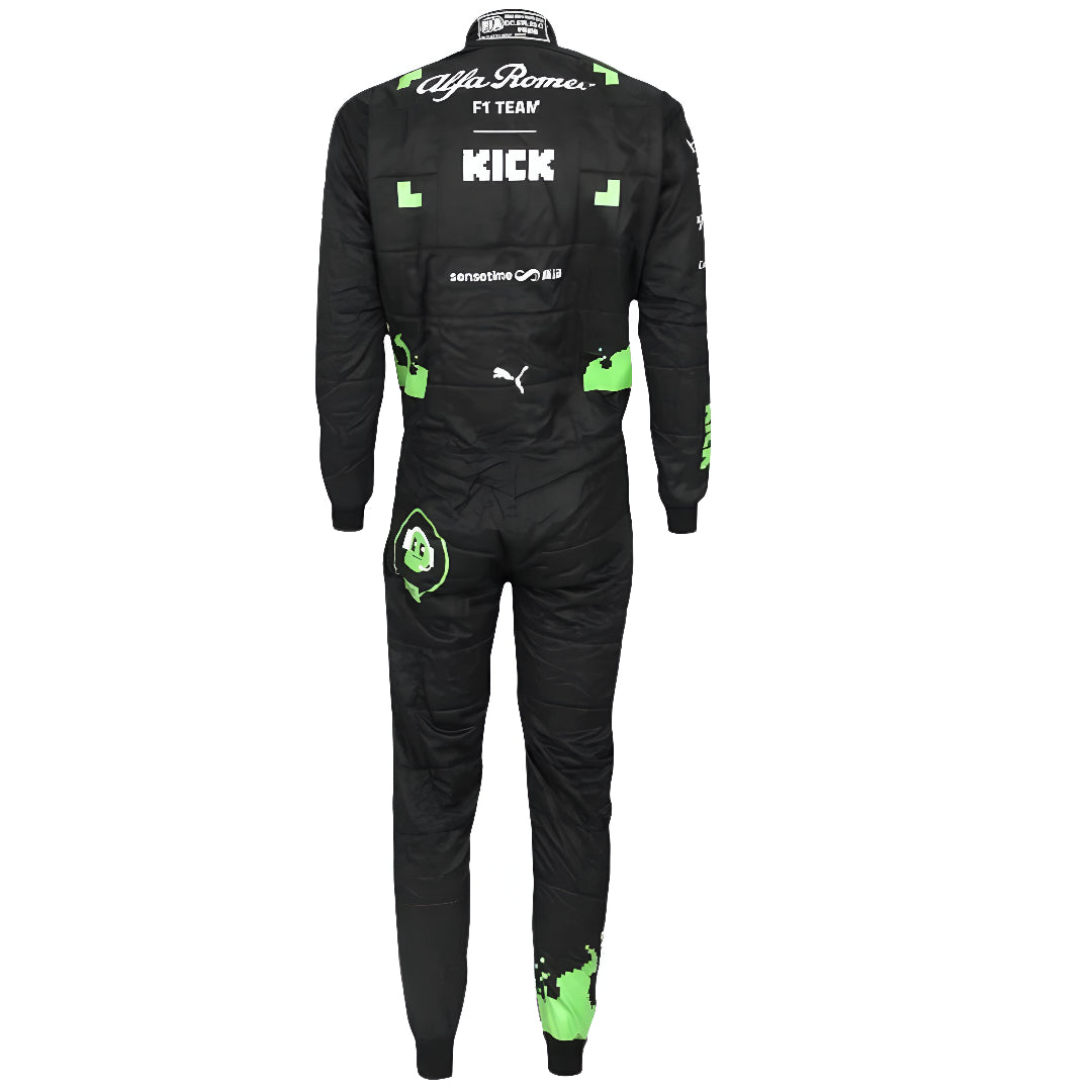 2023 Zhou Guanyu Alfa Romeo F1 Team Racing Suit – Belgian GP Edition