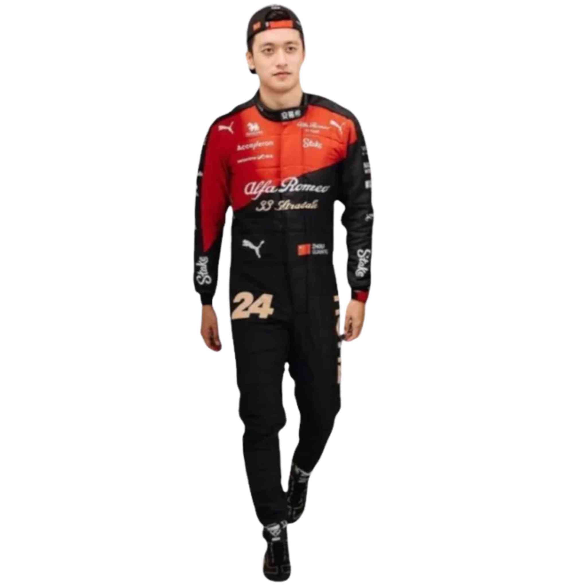 2023 Zhou Guanyu Italian Grand Prix Replica Racing Suit – Alfa Romeo F1 Team