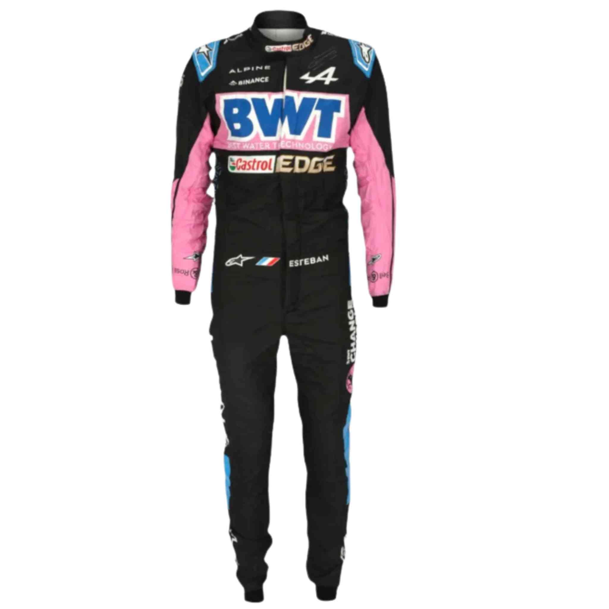 2023 Esteban Ocon BWT Alpine F1 Team Race Suit - Singapore GP