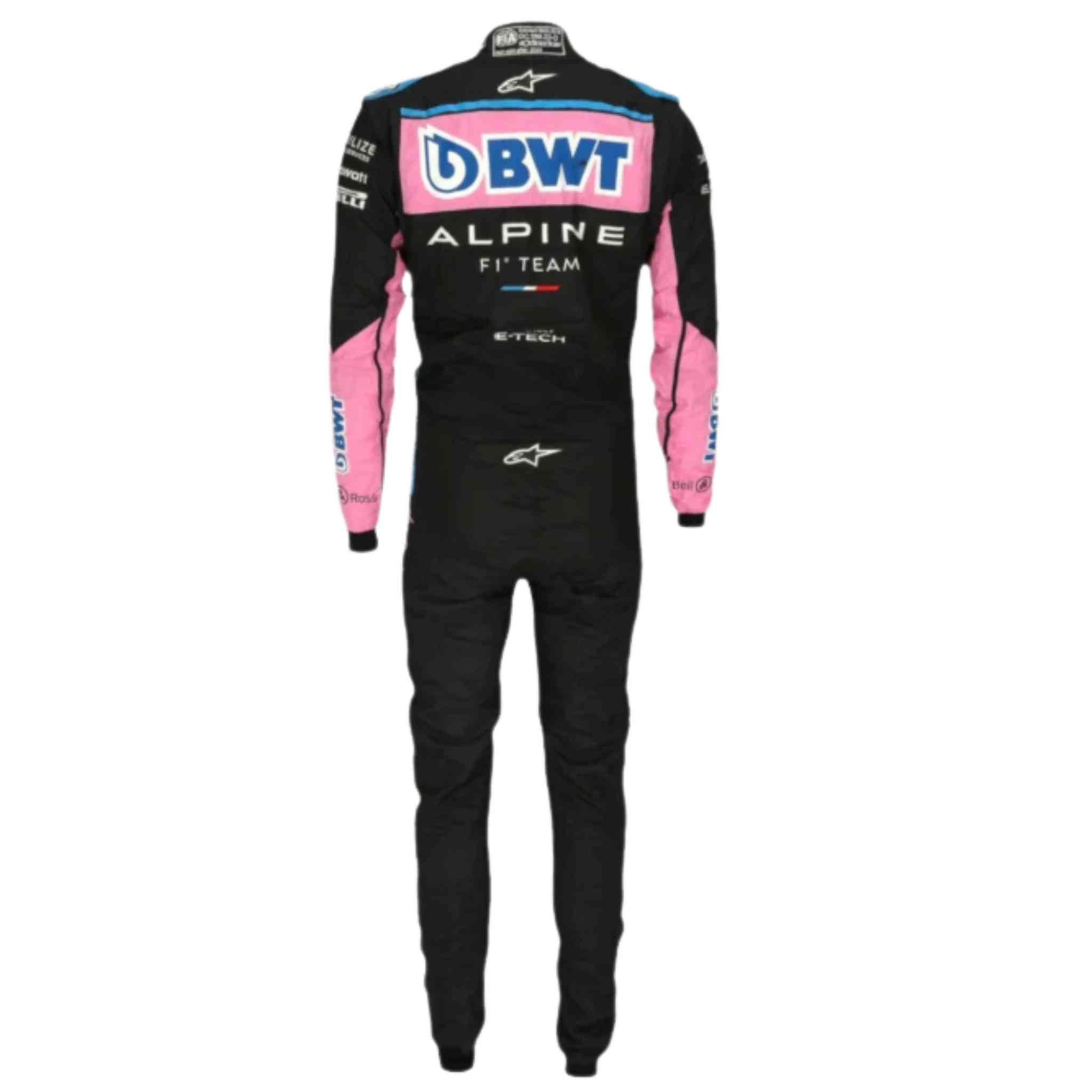 2023 Esteban Ocon BWT Alpine F1 Team Race Suit - Singapore GP