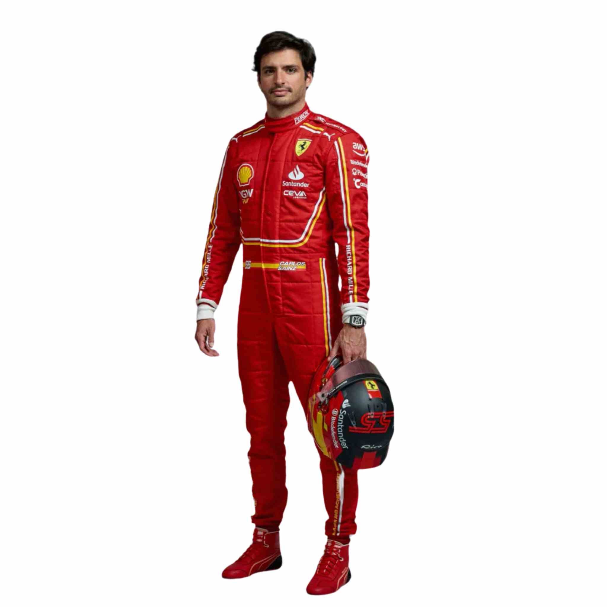 2024 Carlos Sainz Scuderia Ferrari Race suit New