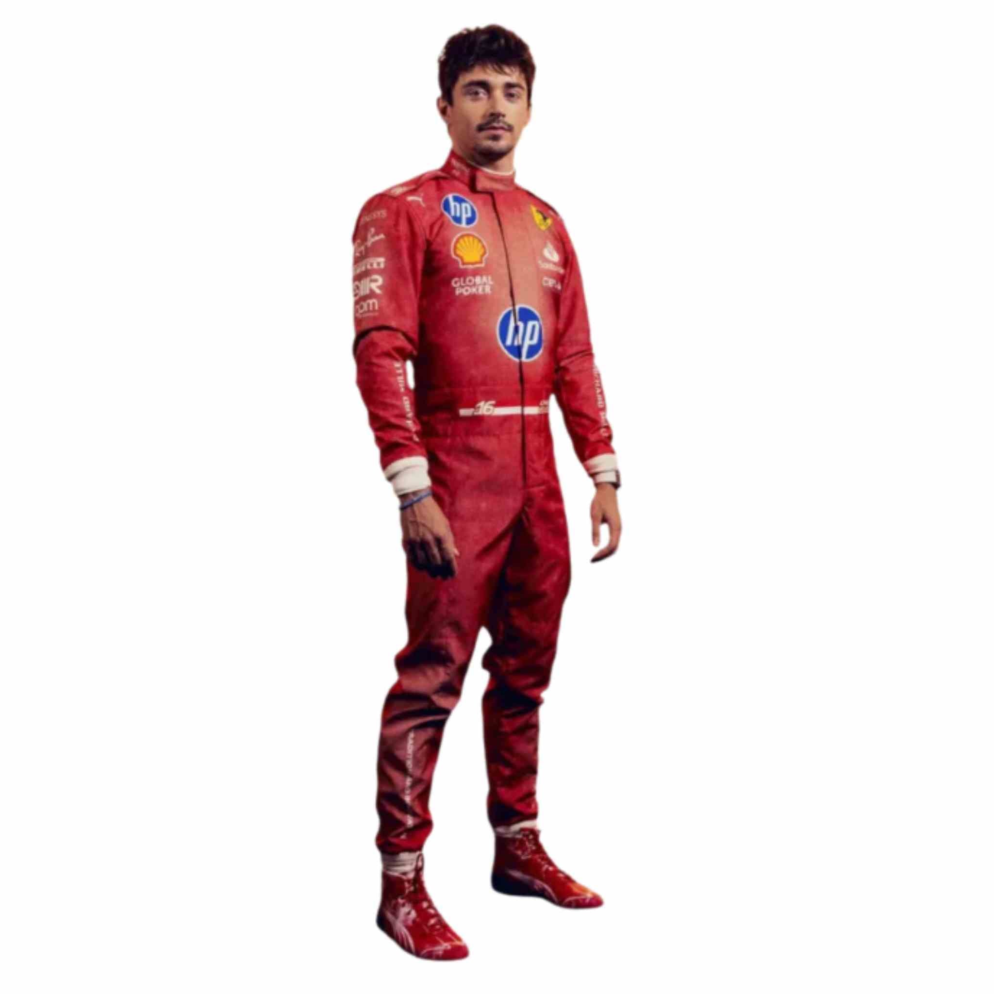 2024 Charles Leclerc Scuderia Ferrari Las Vegas GP F1 Race Suit