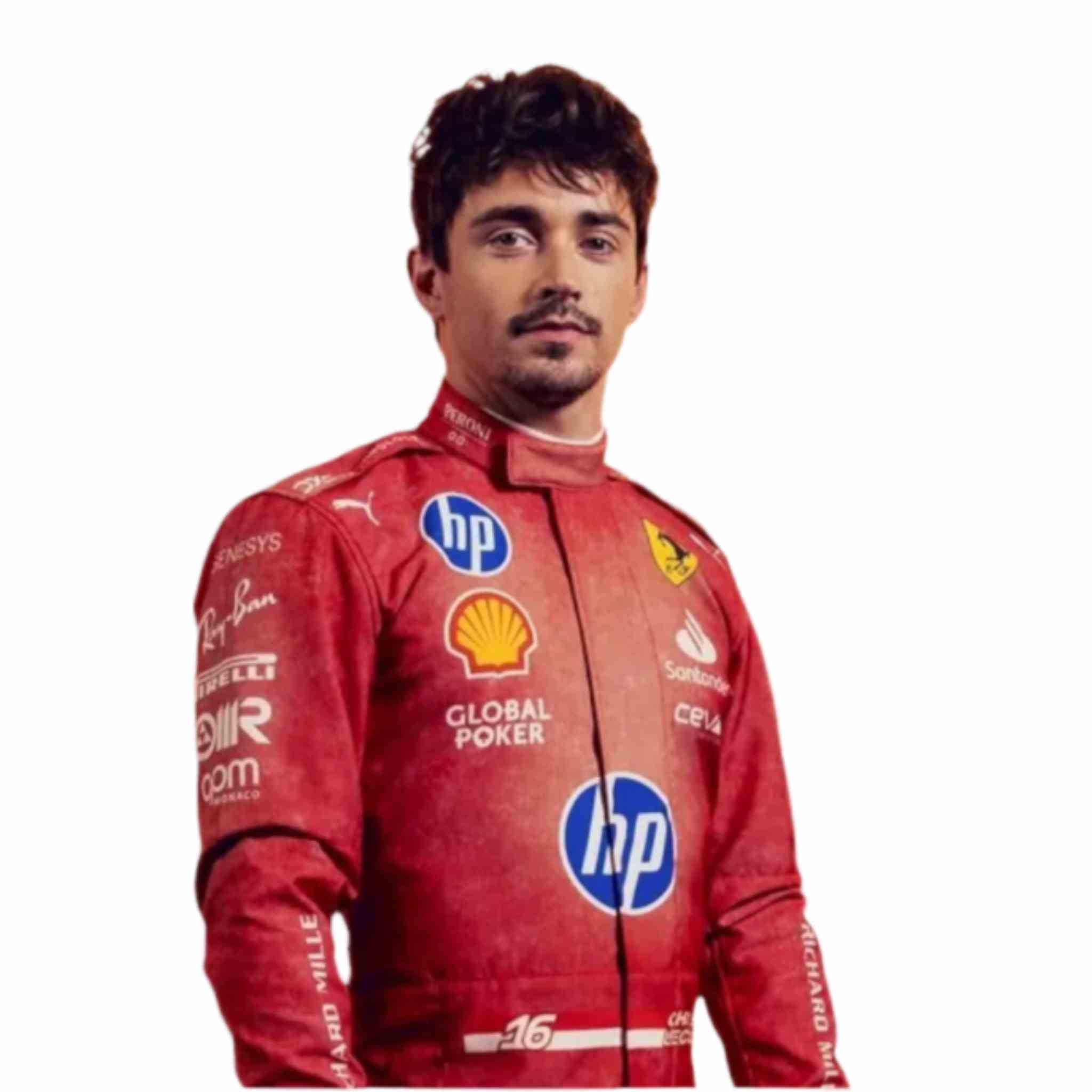 2024 Charles Leclerc Scuderia Ferrari Las Vegas GP F1 Race Suit