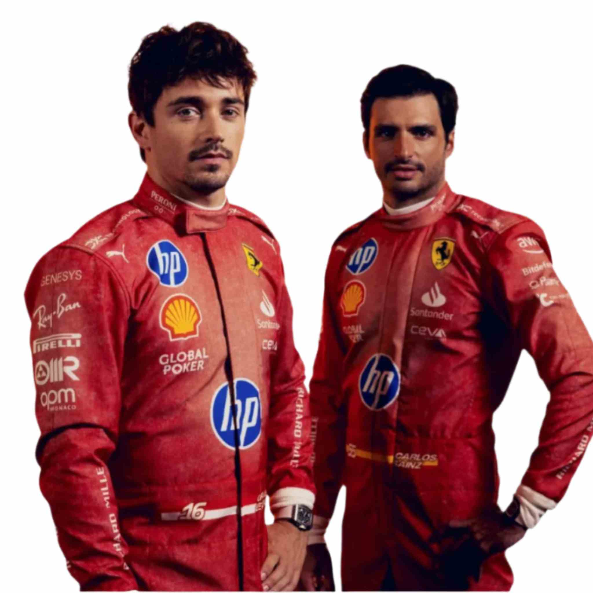 2024 Charles Leclerc Scuderia Ferrari Las Vegas GP F1 Race Suit