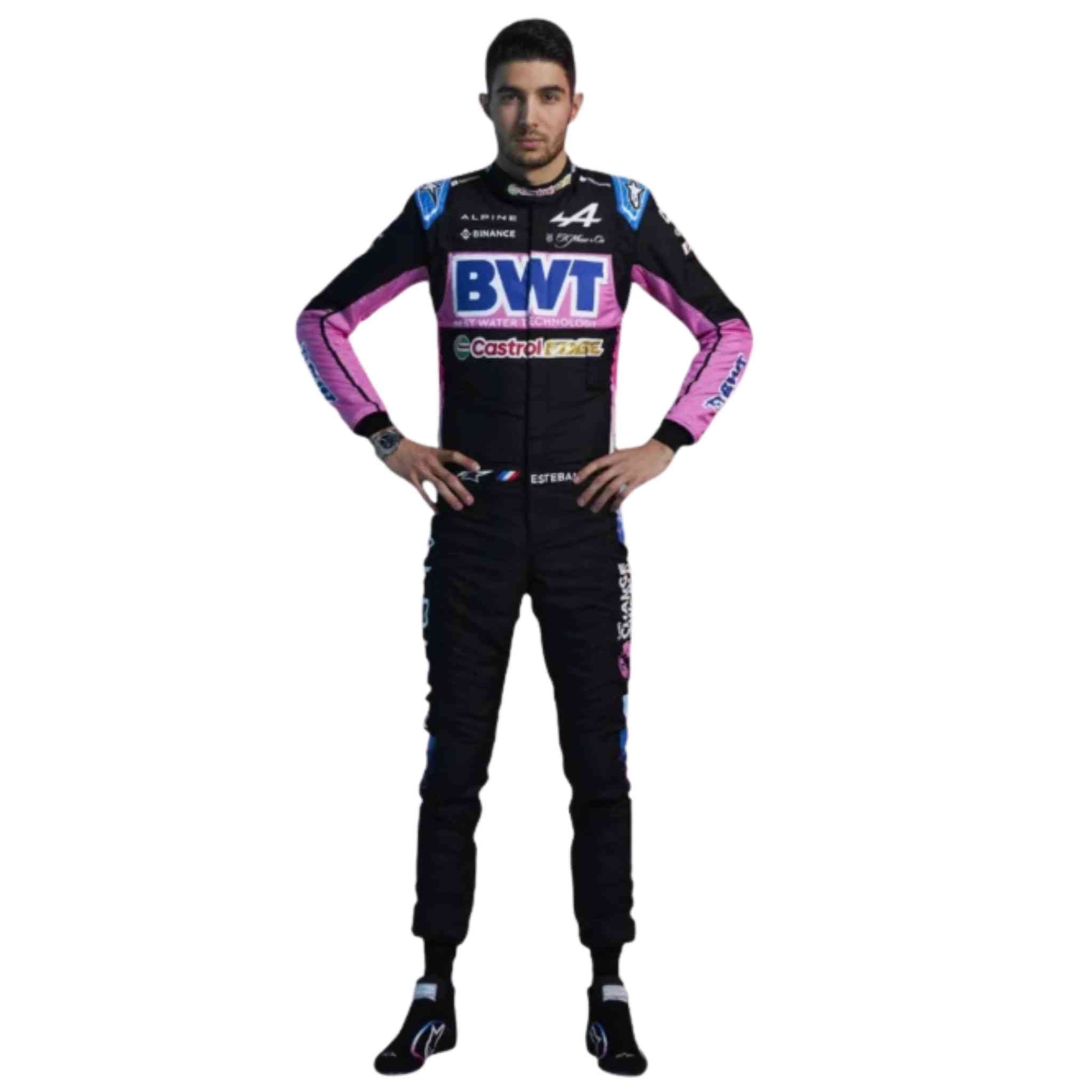 2024 Esteban Ocon Team Alpine F1 Race Suit BWT