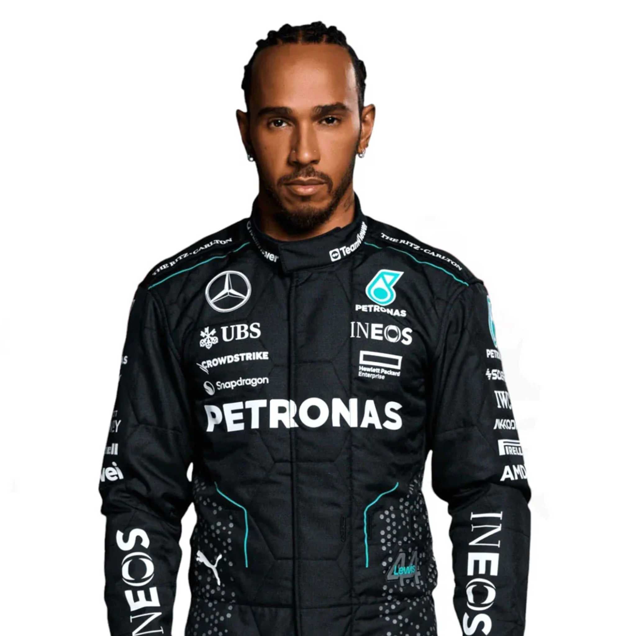 2024 Lewis Hamilton Mercedes AMG Petronas F1 Race Suit