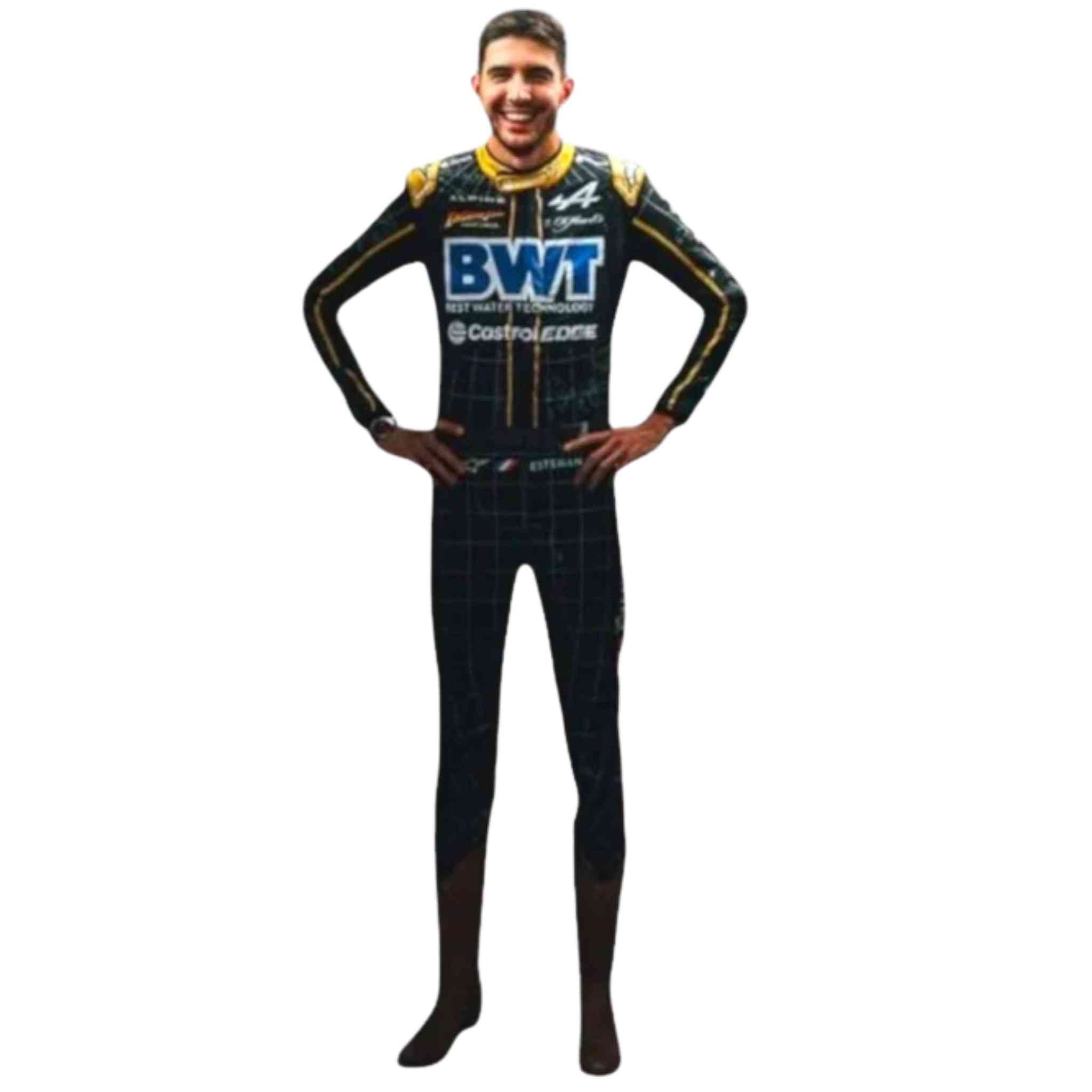 2024 New Esteban Ocon alpine Austin Grand Prix Race Suit