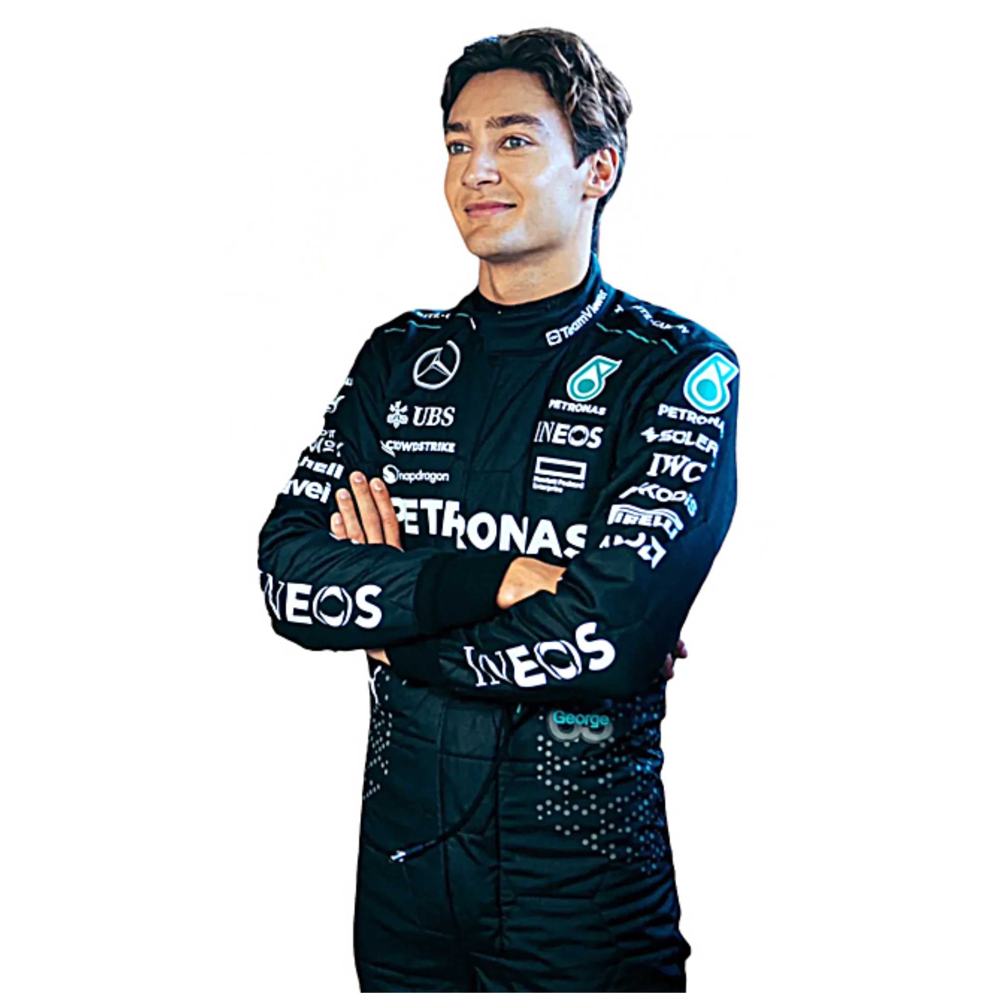 2024 New George Russell Mercedes AMG F1 Racing Suit