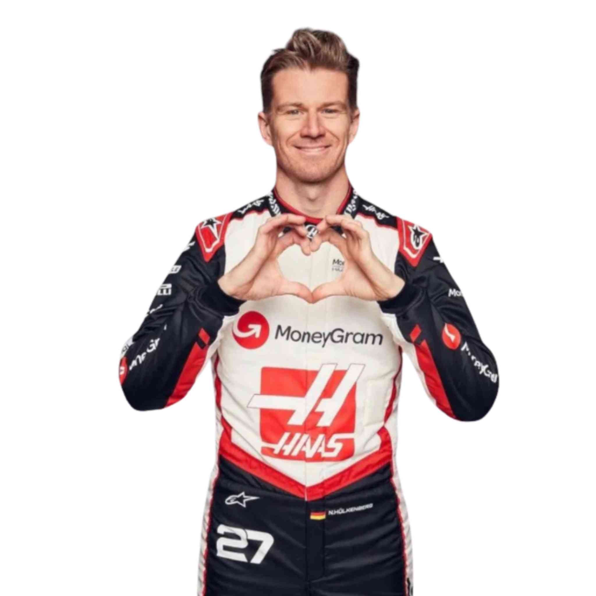 2024 Nico Hulkenberg F1 Race Suit F1 Team Haas Racing Suit