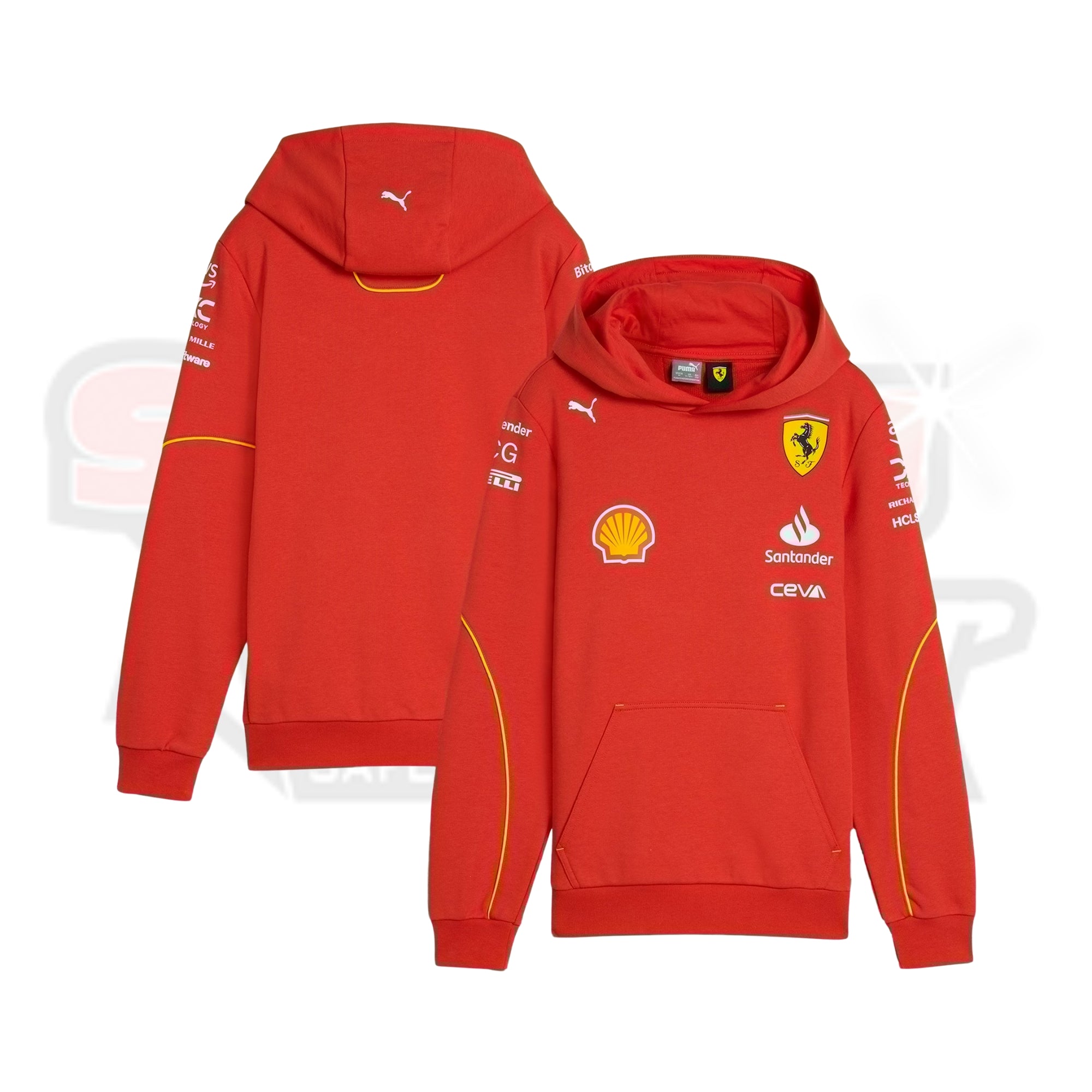 2024 Scuderia Ferrari Team Hoodie Strong Racewear