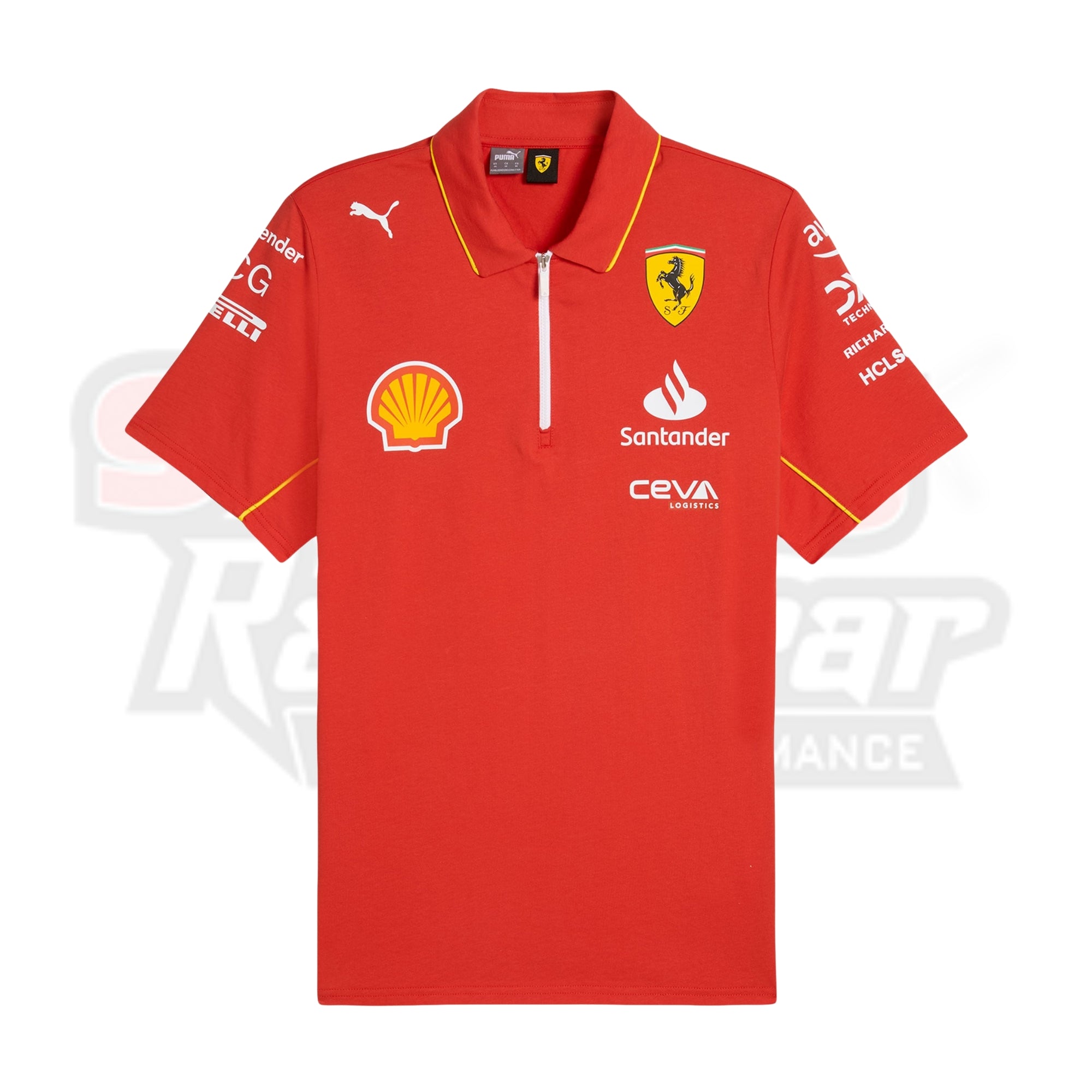 2024 Scuderia Ferrari Team Polo Shirt Strong Racewear
