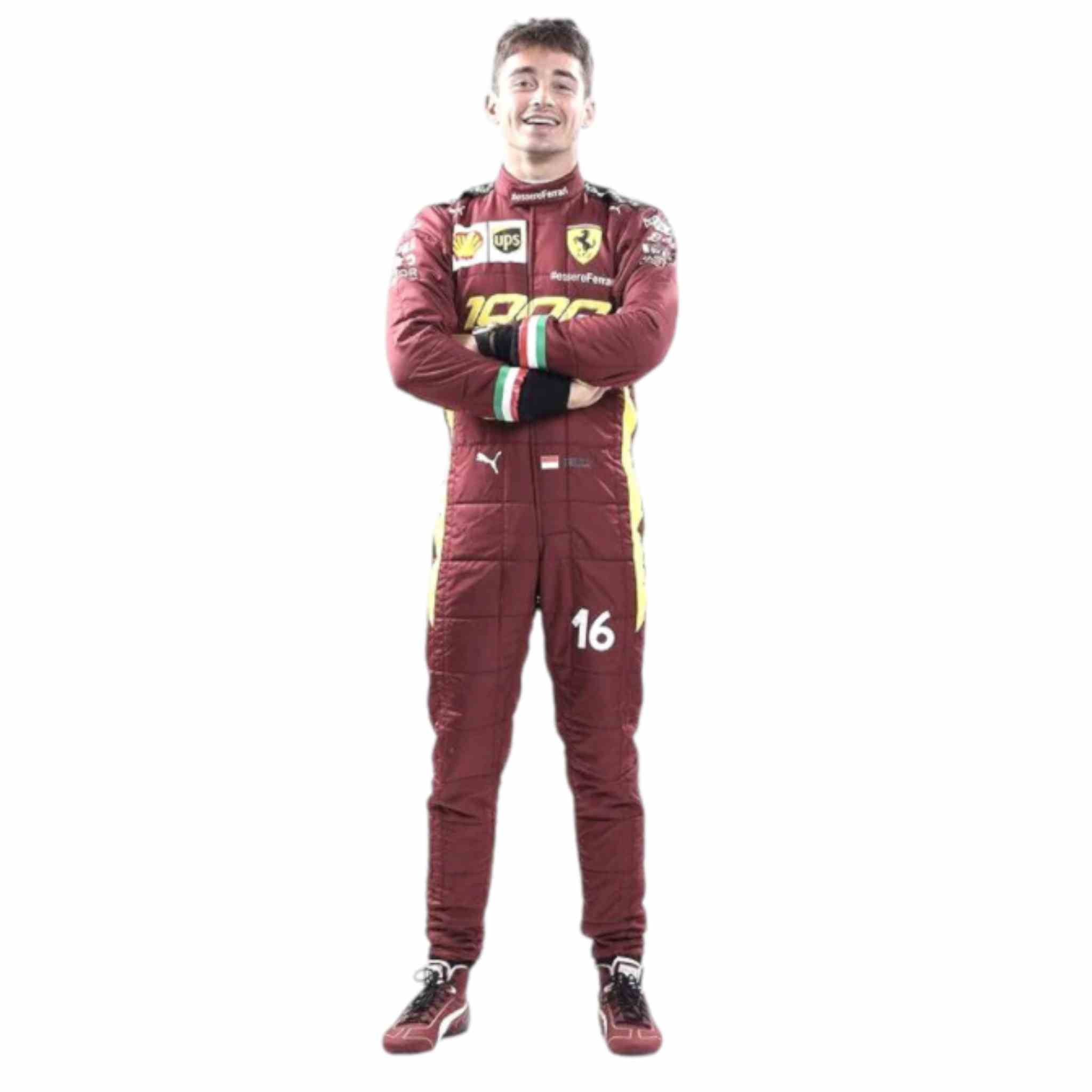 Charles Leclerc 2020 Ferrari 1000 GP Formula 1 Team Racing Suit