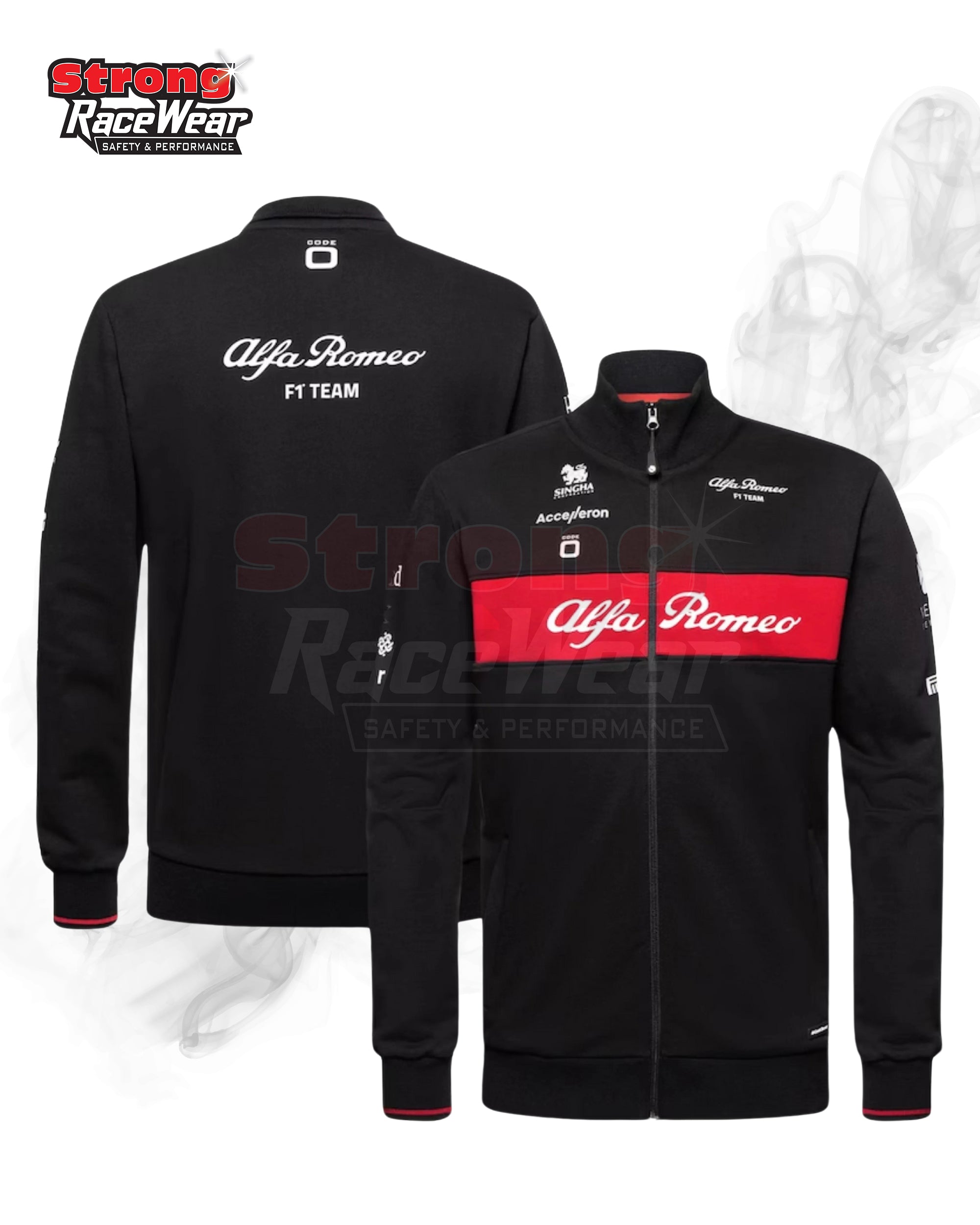 Alfa Romeo F1 Racing 2023 Team Full Zip Sweat Strong Racewear