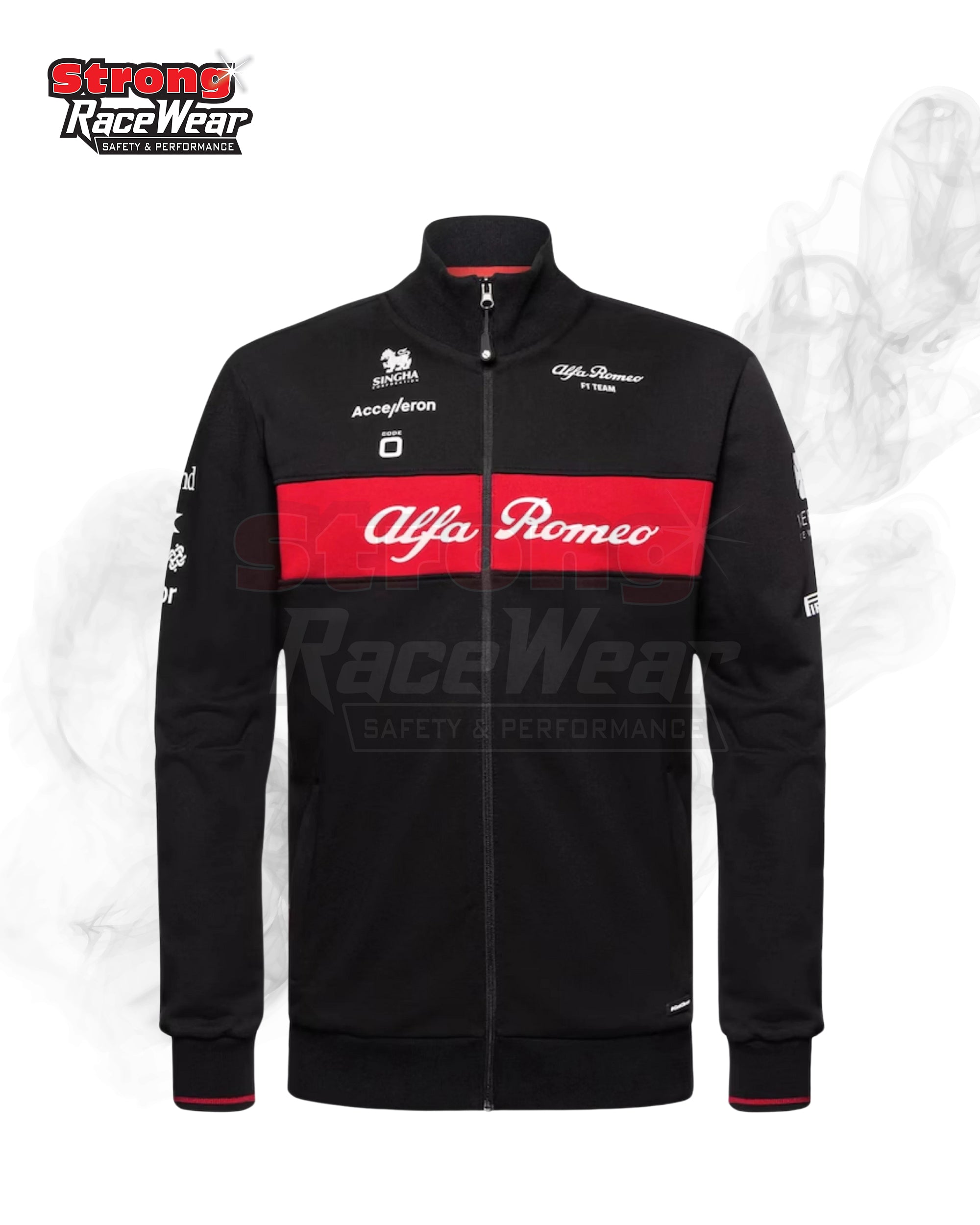 Alfa Romeo F1 Racing 2023 Team Full Zip Sweat Strong Racewear