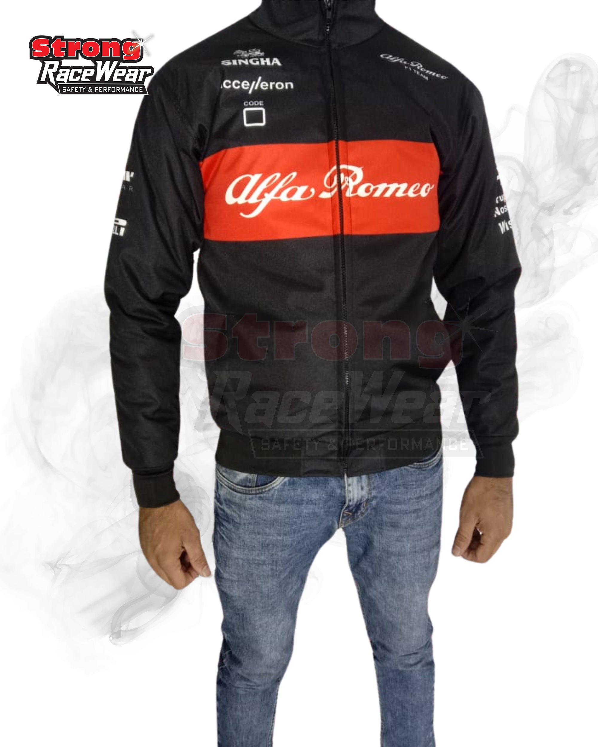 Alfa Romeo Jacket Sublimation Printed Strong Racewear