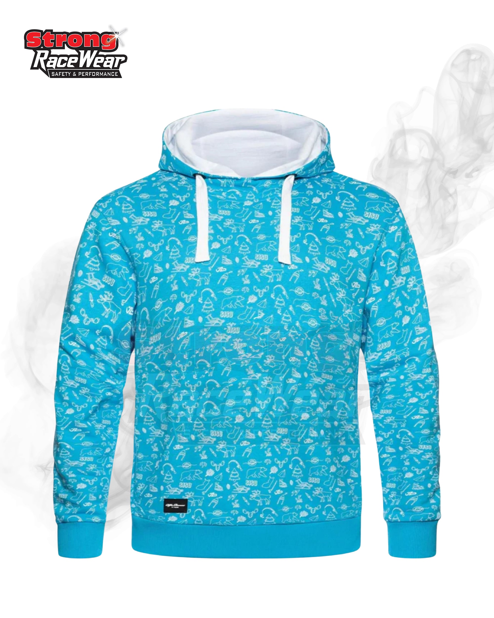 Alfa Romeo Racing F1 Men's Limited Edition Valtteri Bottas Hoodie Blue Strong Racewear