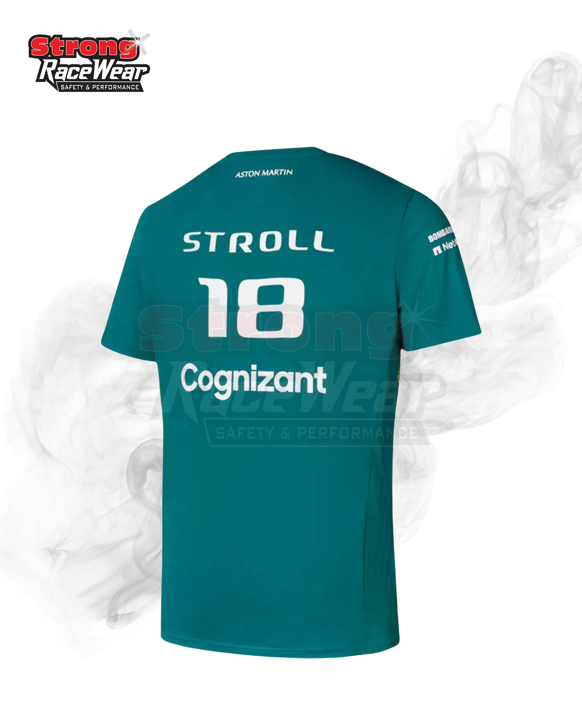 Aston Martin Cognizant F1 2022 Team Driver T-Shirt Lance Stroll Strong Racewear