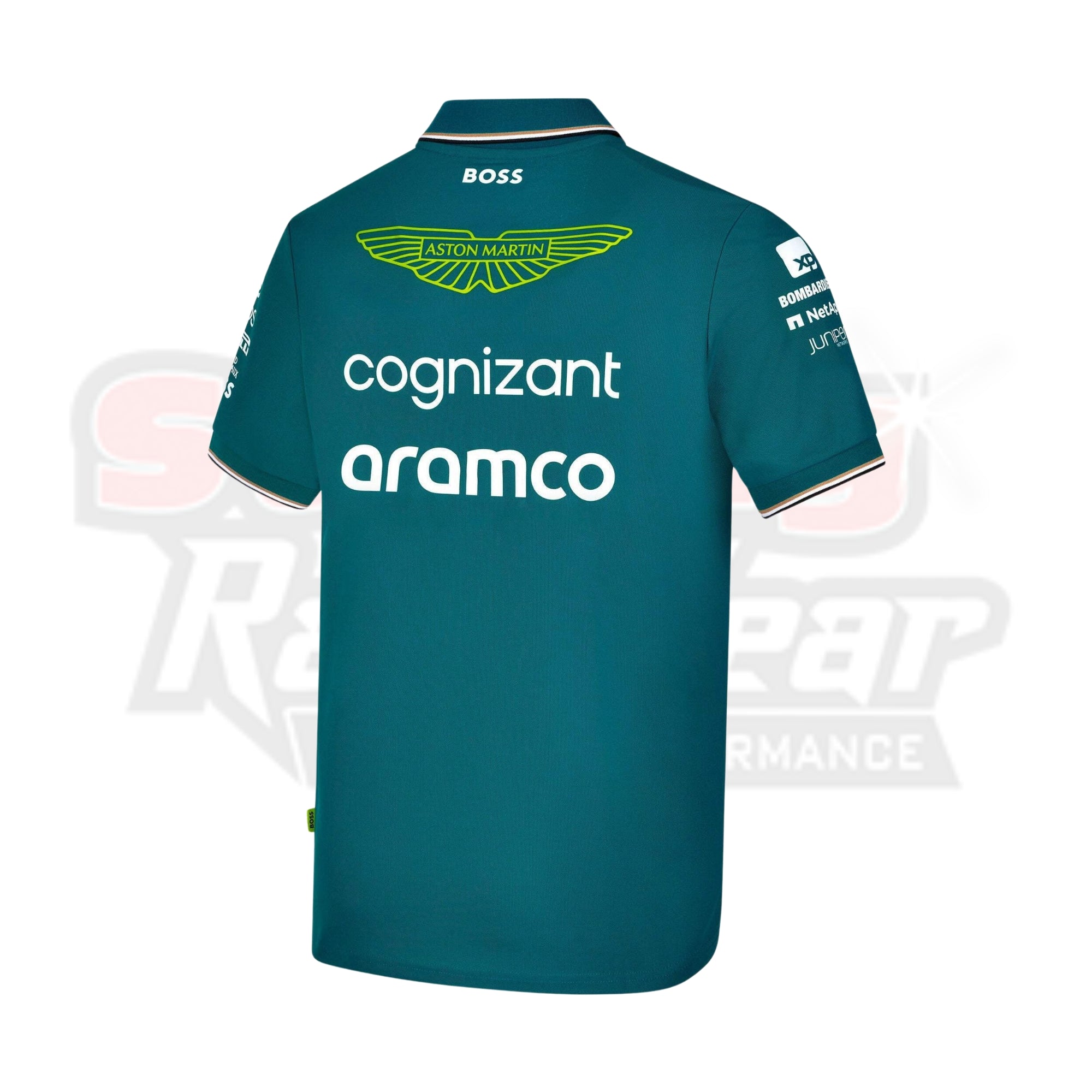 Aston Martin Aramco Cognizant F1 2023 Mens Team Polo Strong Racewear