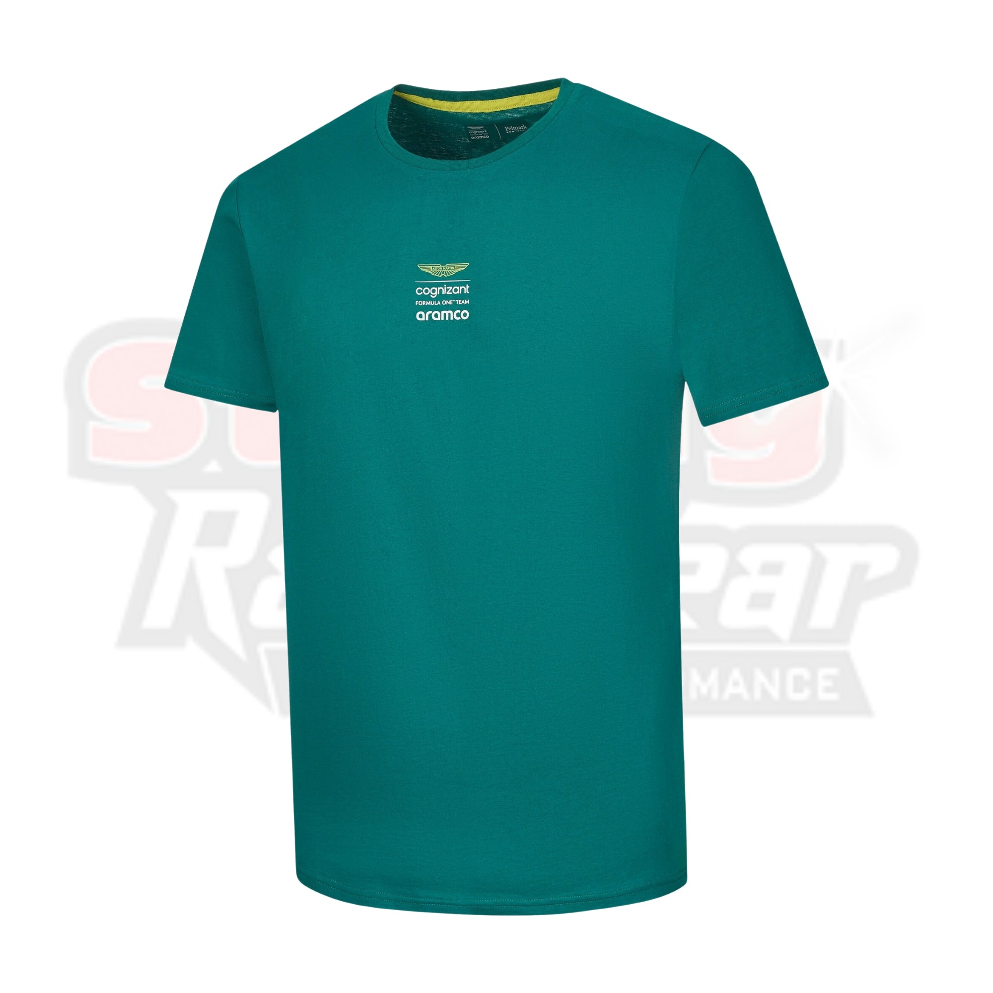 Aston Martin Aramco Cognizant F1 Lifestyle Logo T-Shirt-Green Strong Racewear