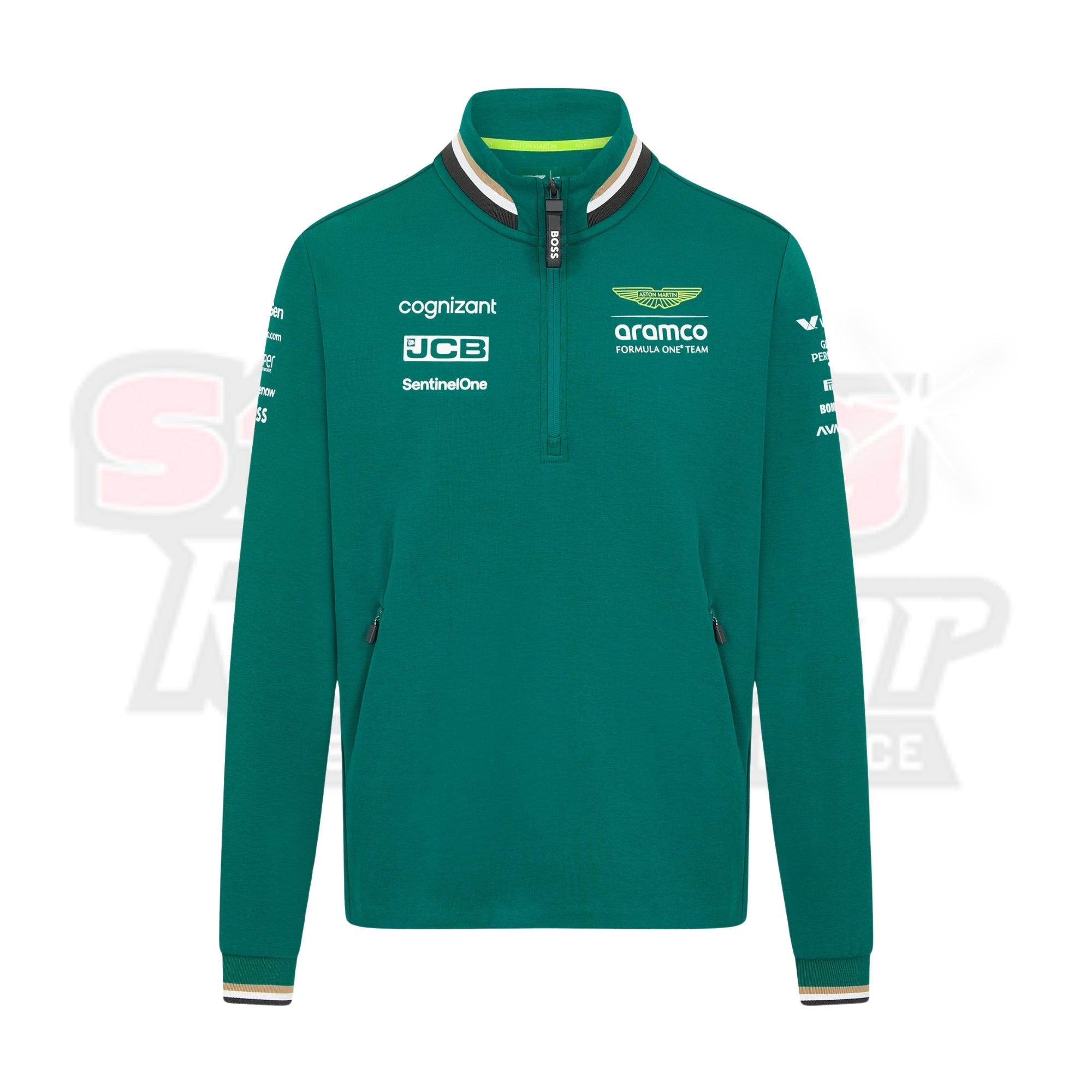 Aston Martin Aramco F1 2024 Team 1_4 Zip Strong Racewear