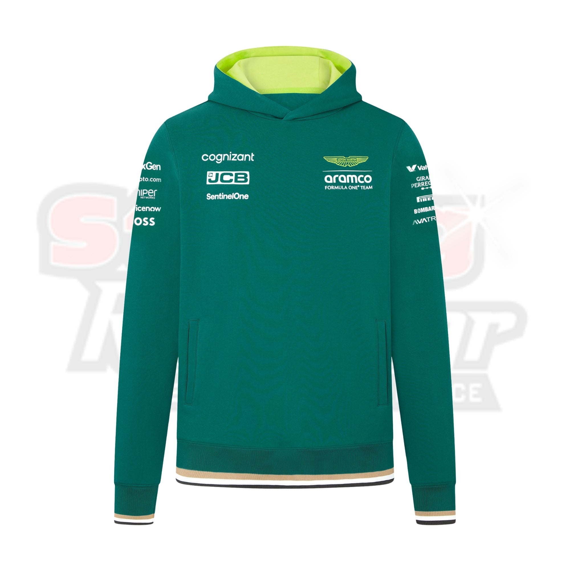 Aston Martin Aramco F1 2024 Team Driver Hoodie - Kids Strong Racewear