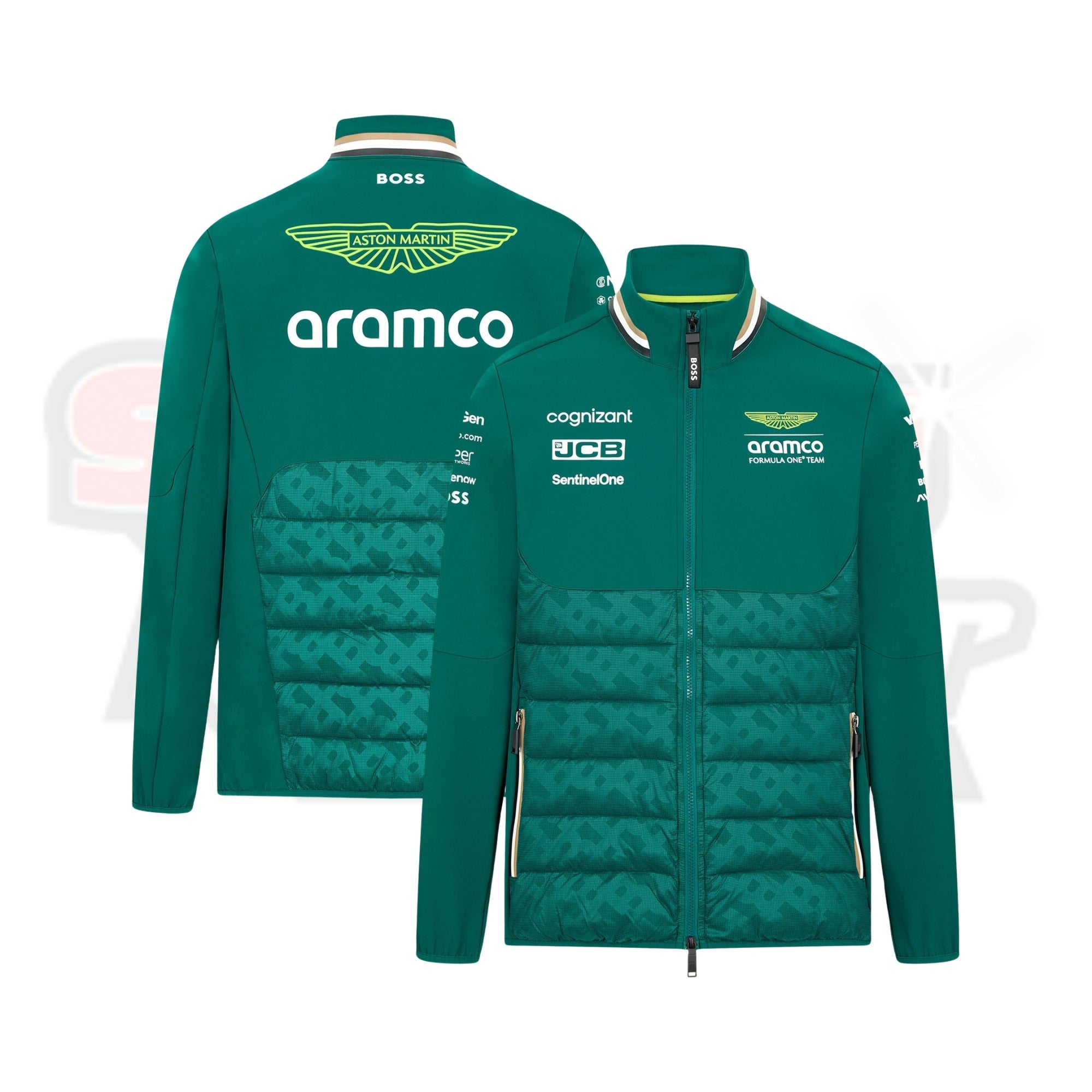 Aston Martin Aramco F1 2024 Team Hybrid Jacket Strong Racewear