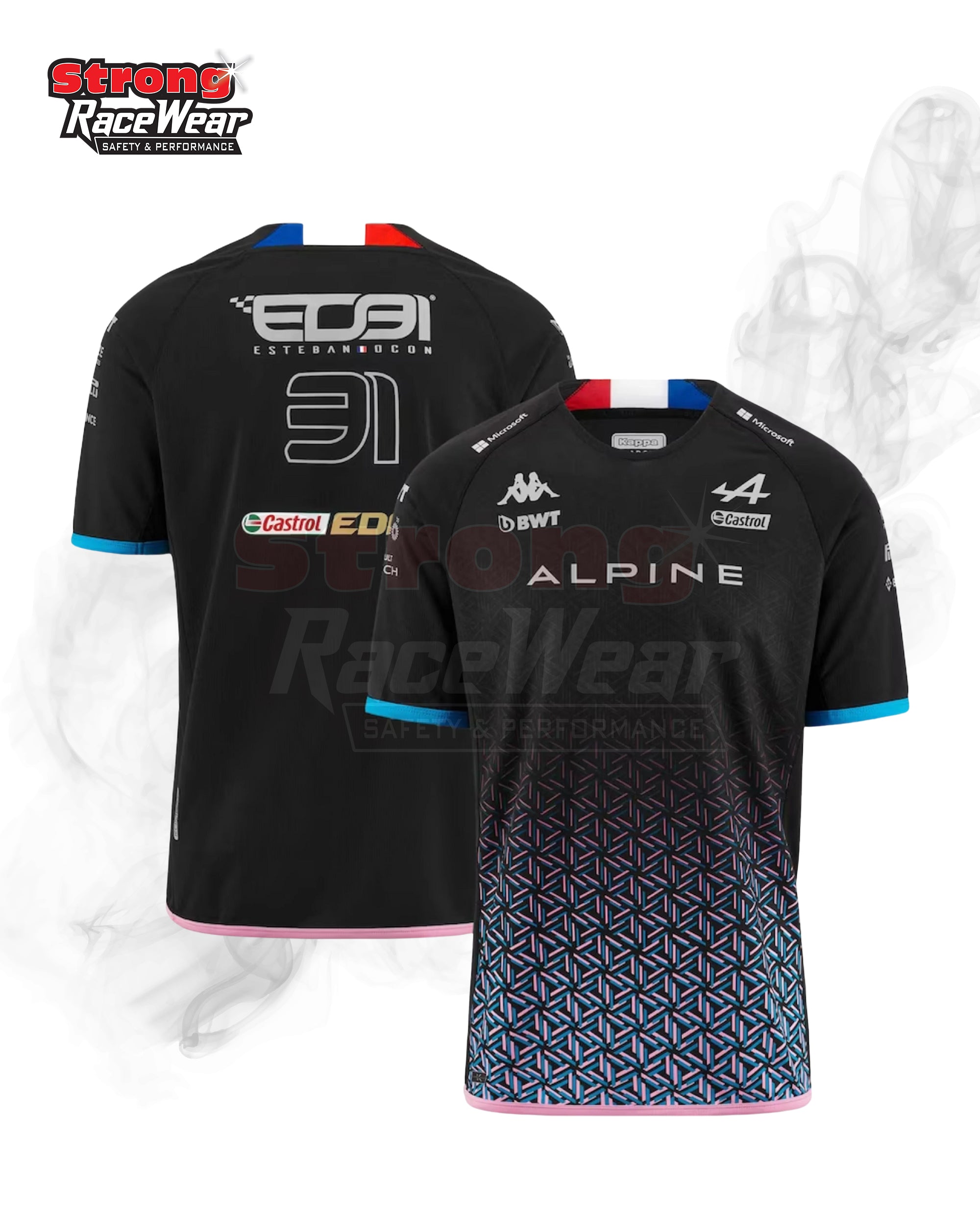 BWT Alpine F1 Team Esteban Ocon 2023 Driver T-Shirt Strong Racewear