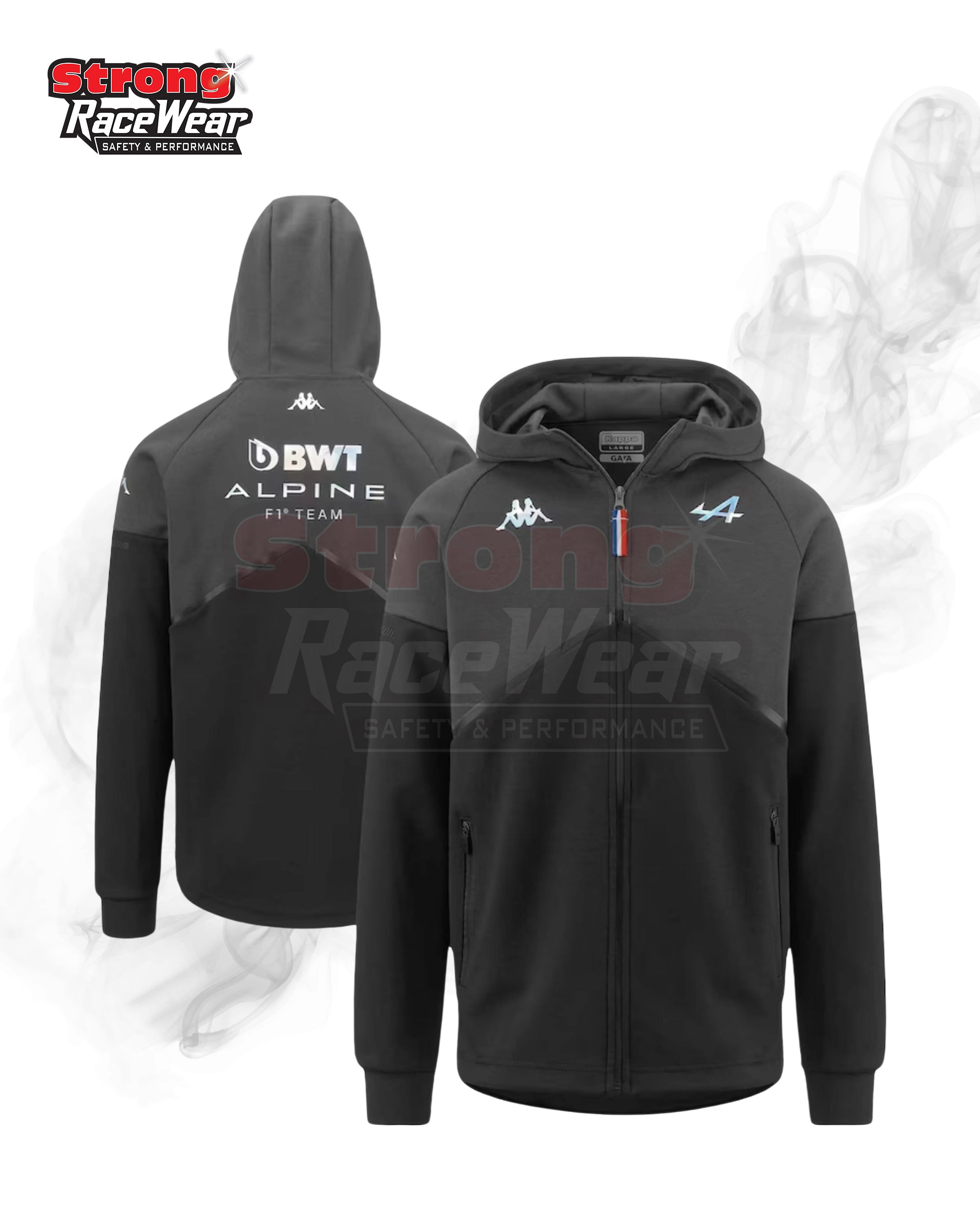 BWT Alpine F1 Team Fan Wear Full Zip Hoodies Strong Racewear