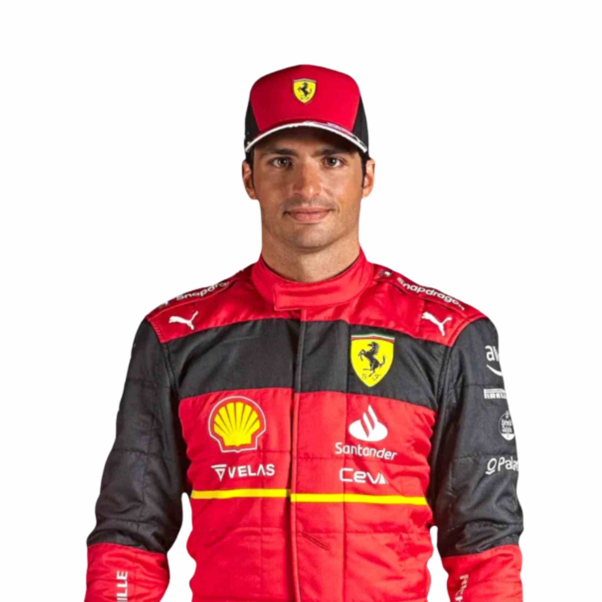 Carlos Sainz Jr 2022 F1 Scuderia Ferrari Racing Suit