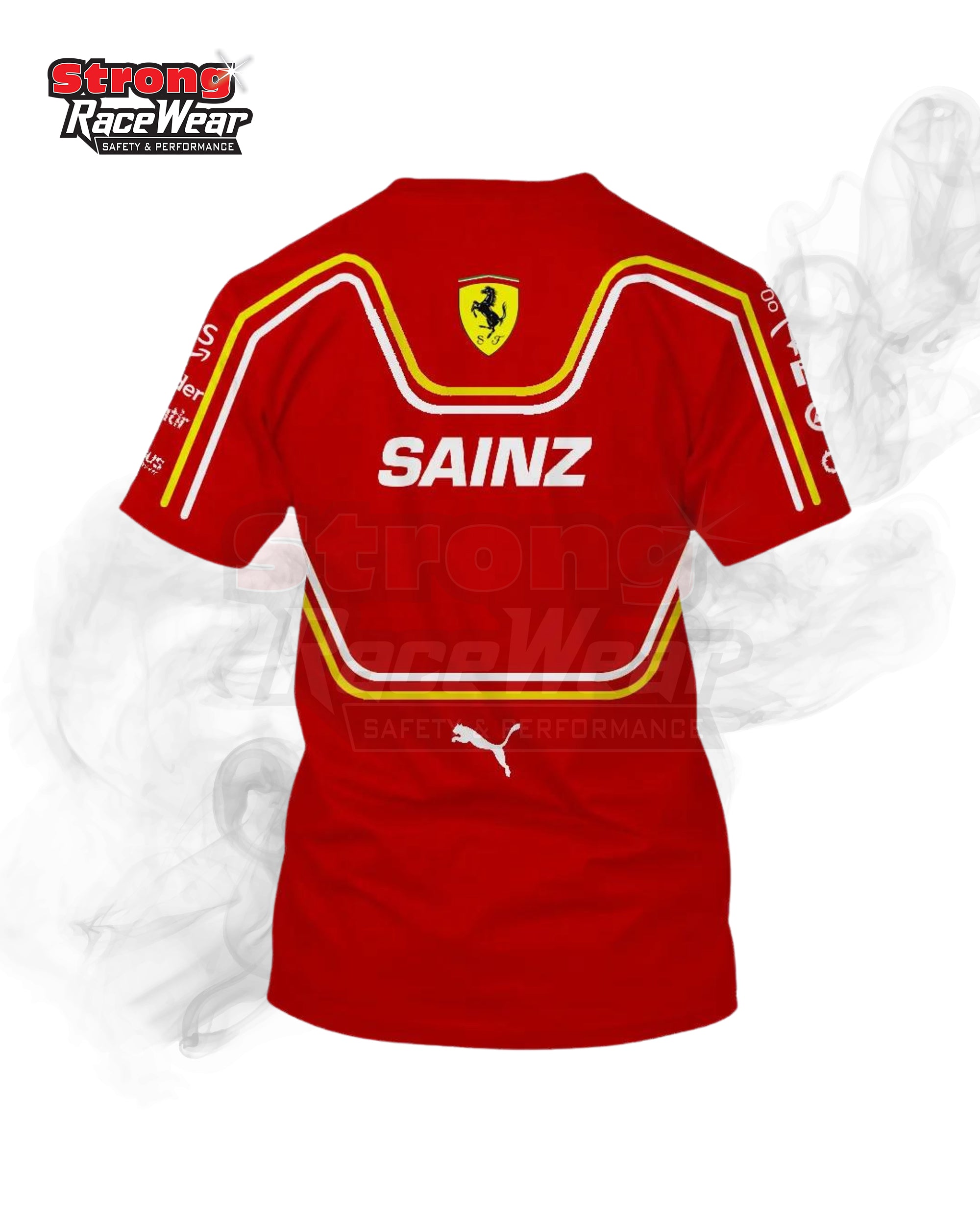 Carlos Sainz Scuderia Ferrari T-Shirt 2024 Strong Racewear