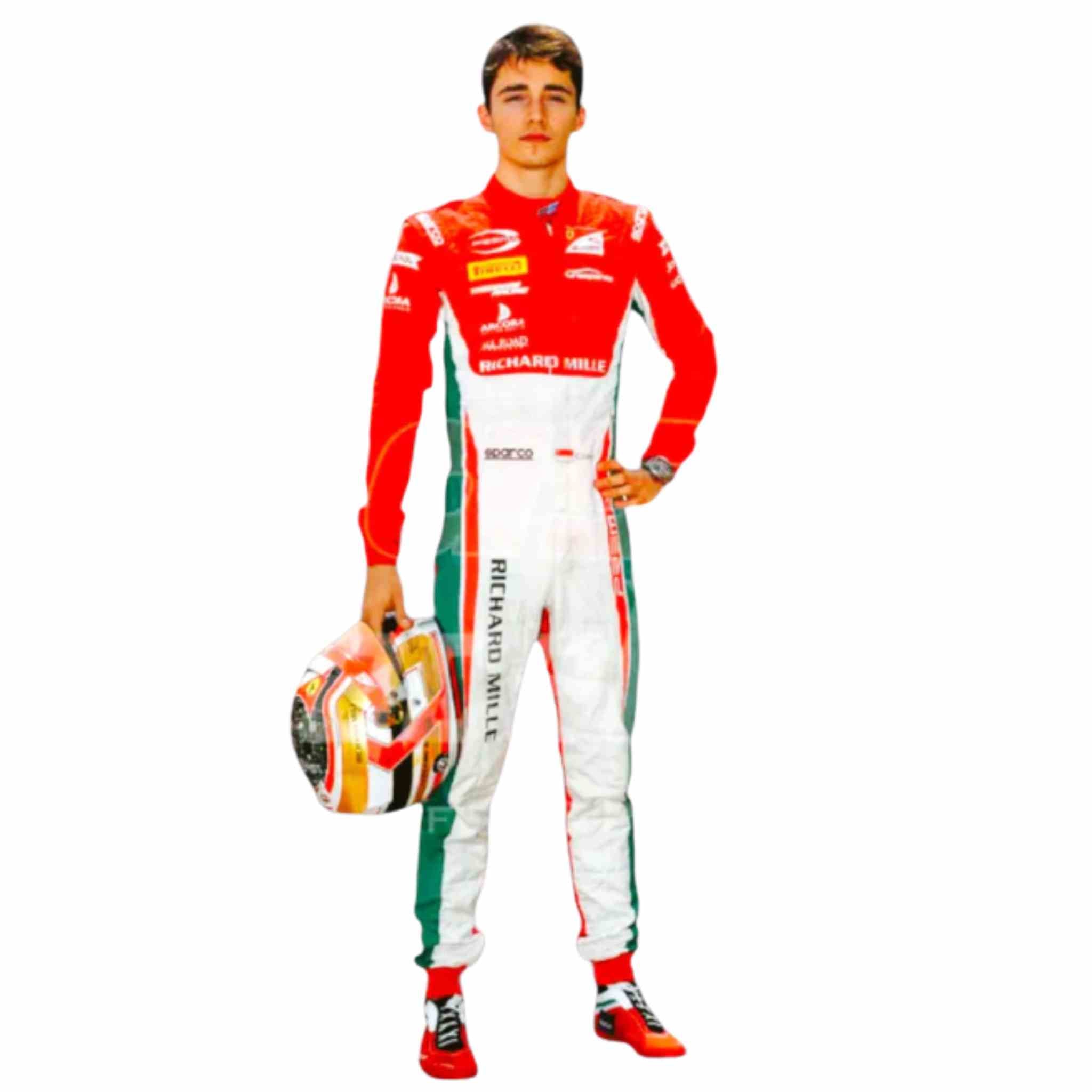Charles Leclerc 2017 Formula 2 Race Suit Prema Power Team