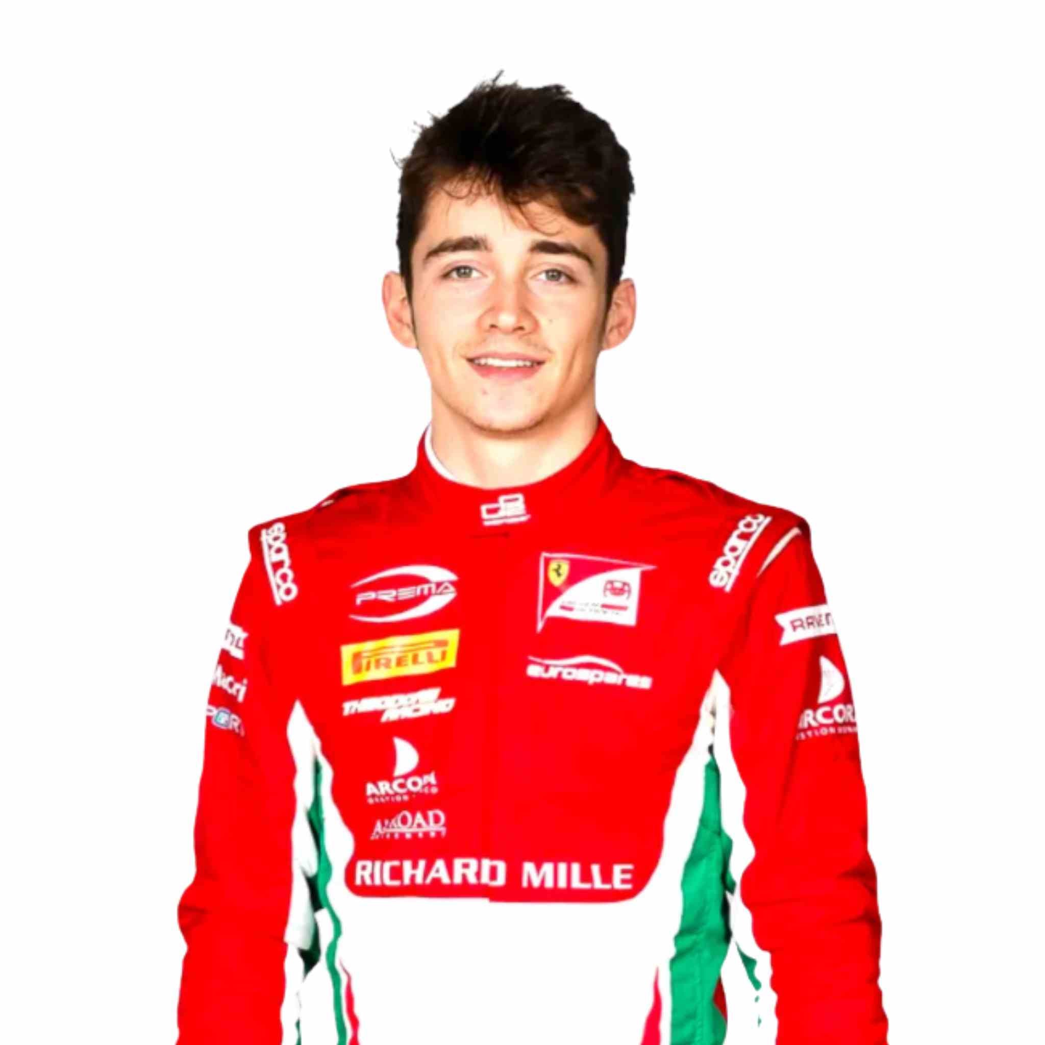 Charles Leclerc 2017 Formula 2 Race Suit Prema Power Team