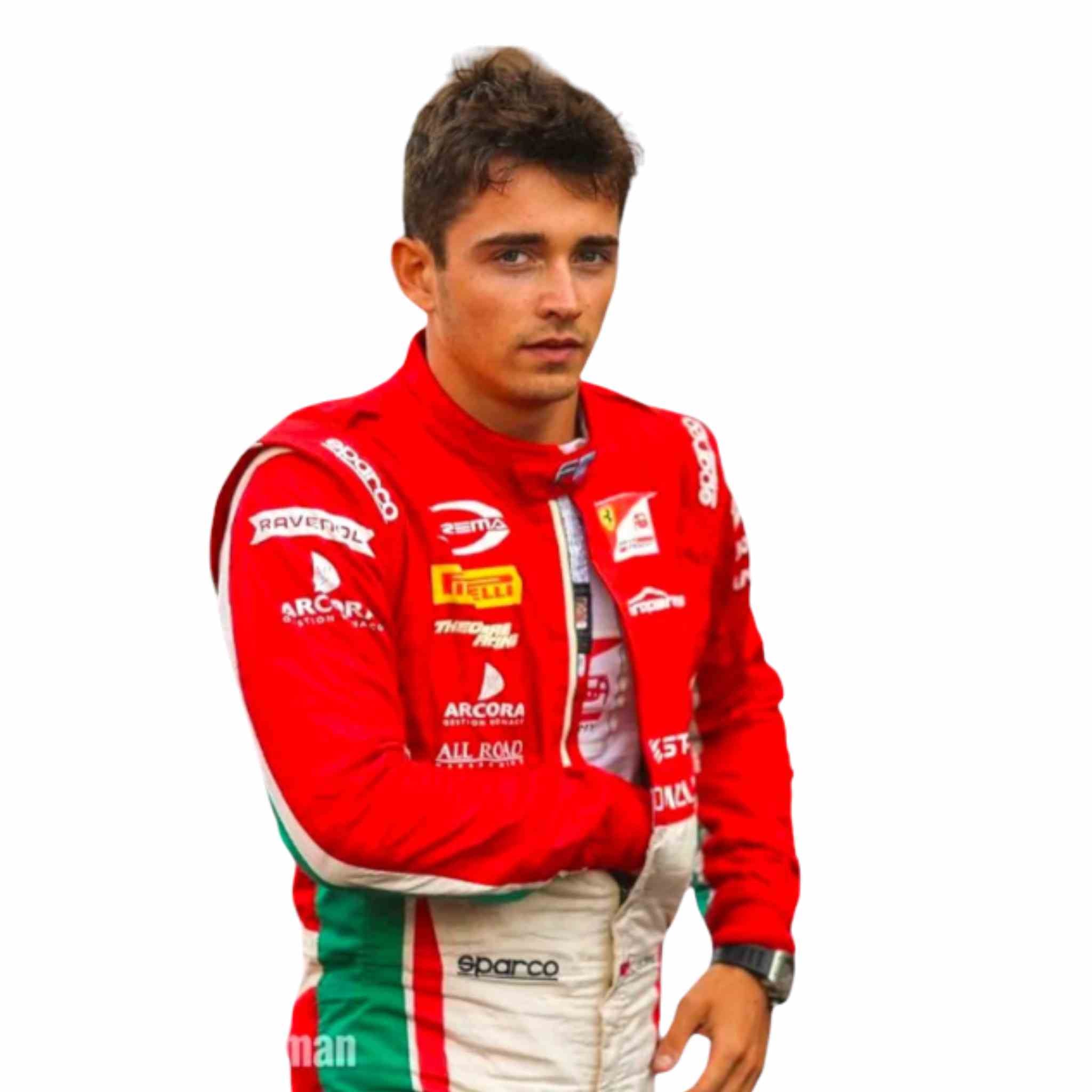 Charles Leclerc 2017 Formula 2 Race Suit Prema Power Team
