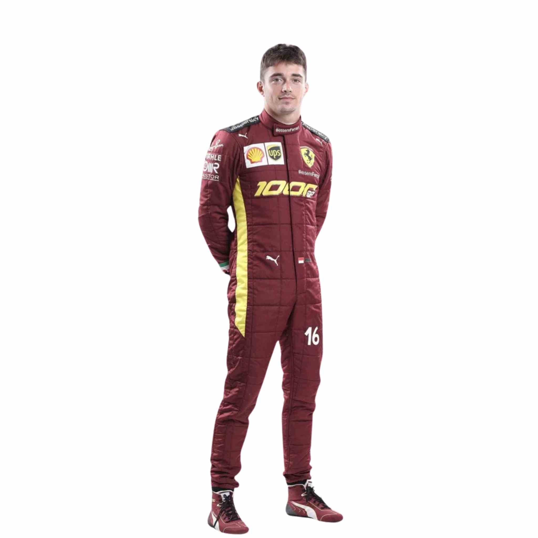 Charles Leclerc 2020 Ferrari 1000 GP Formula 1 Team Racing Suit