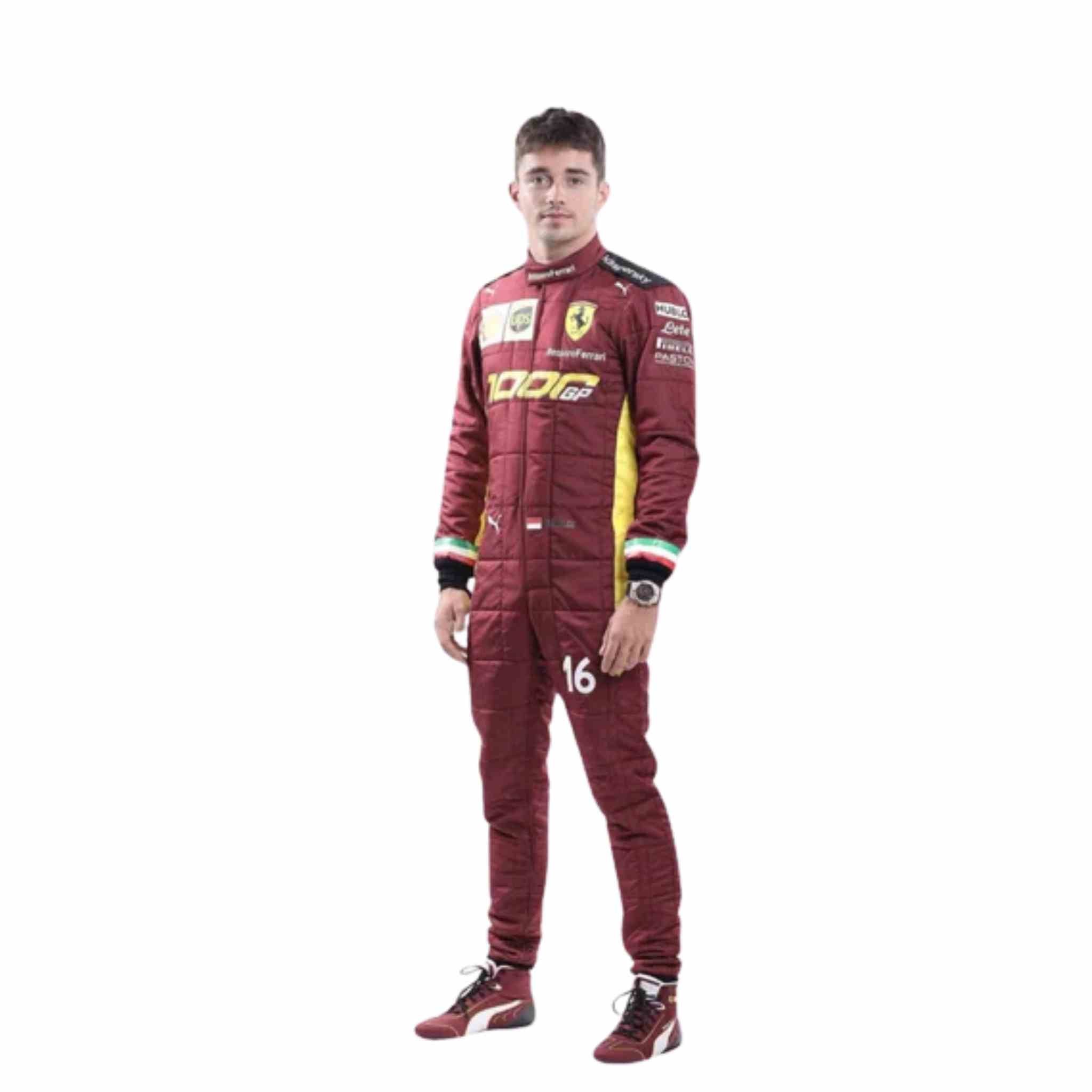 Charles Leclerc 2020 Ferrari 1000 GP Formula 1 Team Racing Suit