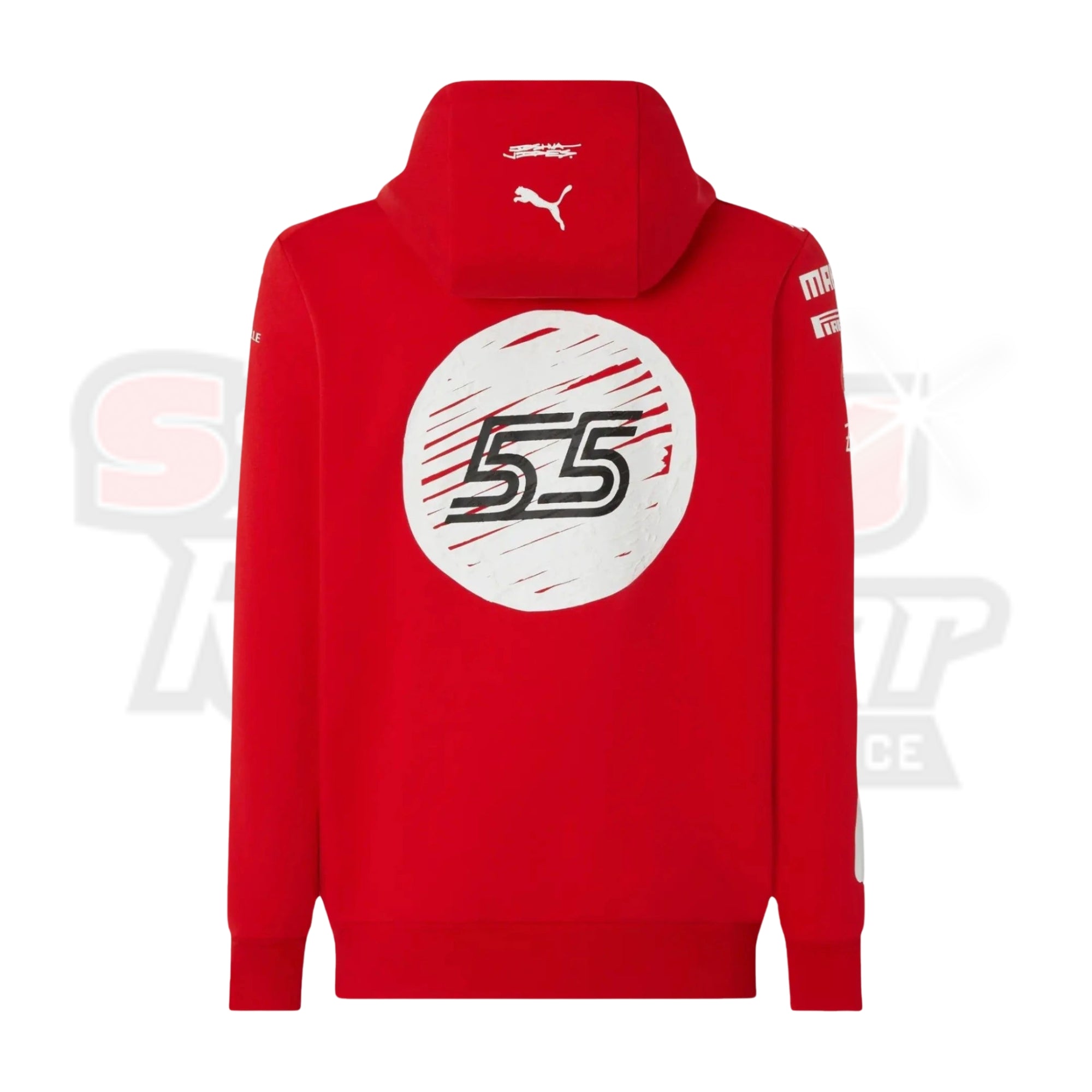 Charles Leclerc 2023 Las Vegas GP Special Edition Puma for Scuderia Ferrari Hooded Sweatshirt Strong Racewear