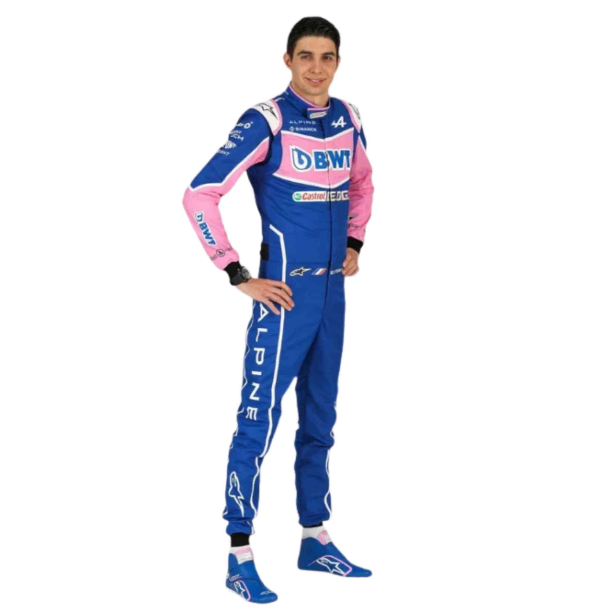 Esteban Ocon 2022 BWT Team Alpine Racing Suit F1 Team