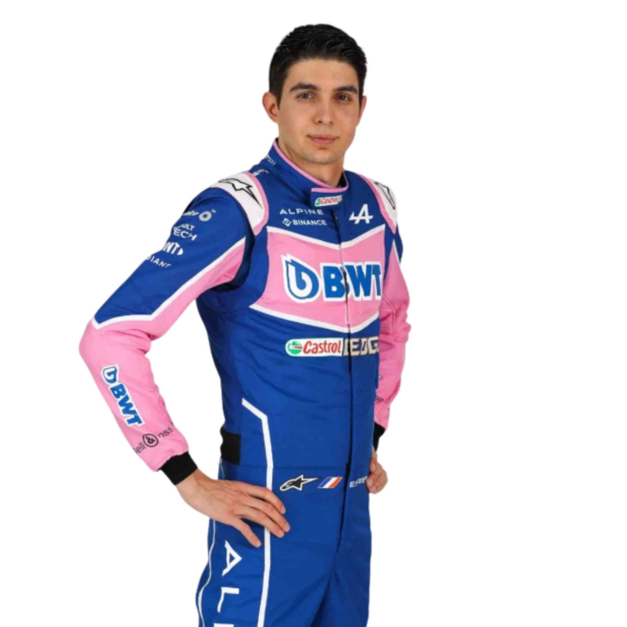 Esteban Ocon 2022 BWT Team Alpine Racing Suit F1 Team