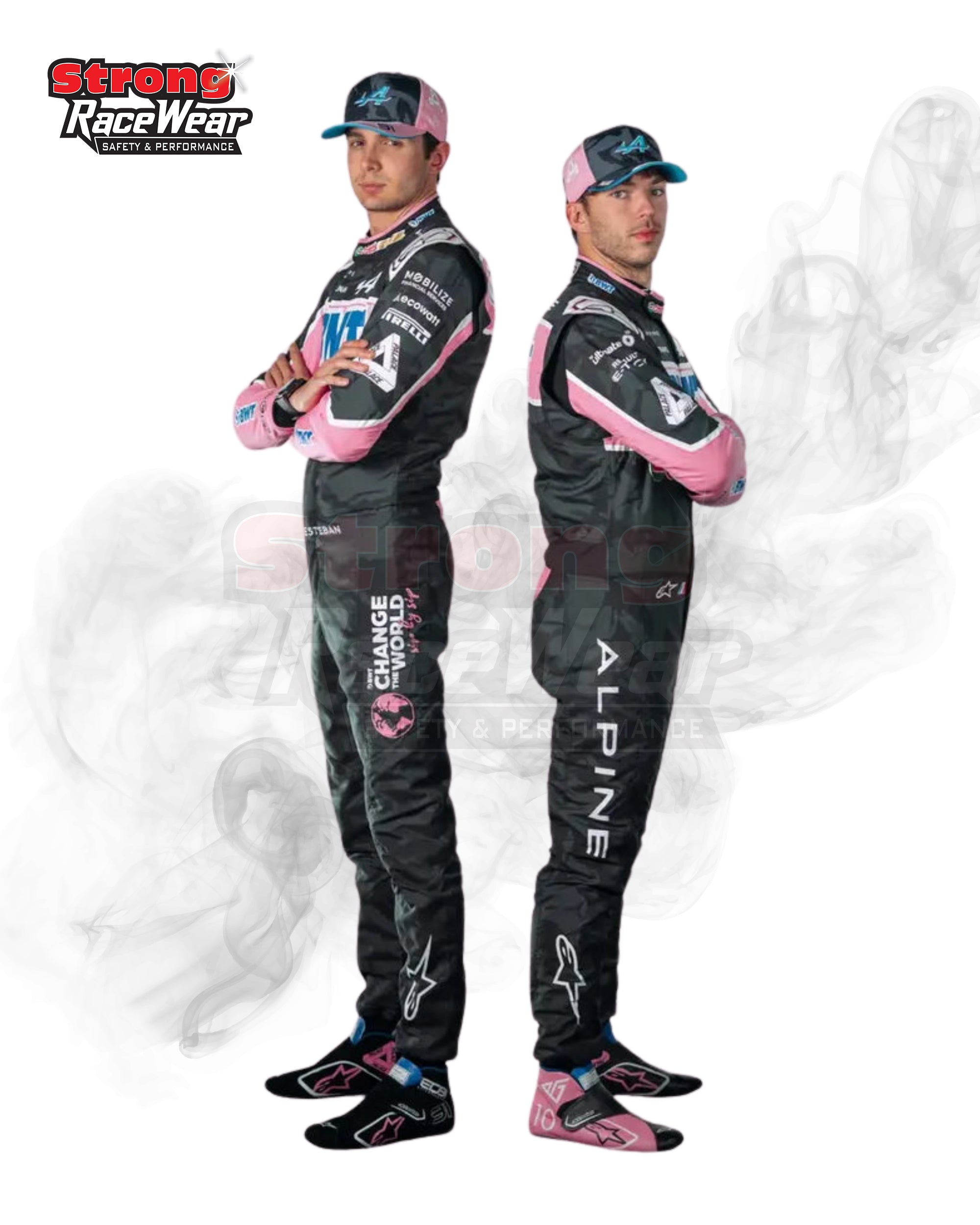 Esteban Ocon 2023 BWT Alpine F1 Team Race Suit Las Vegas GP