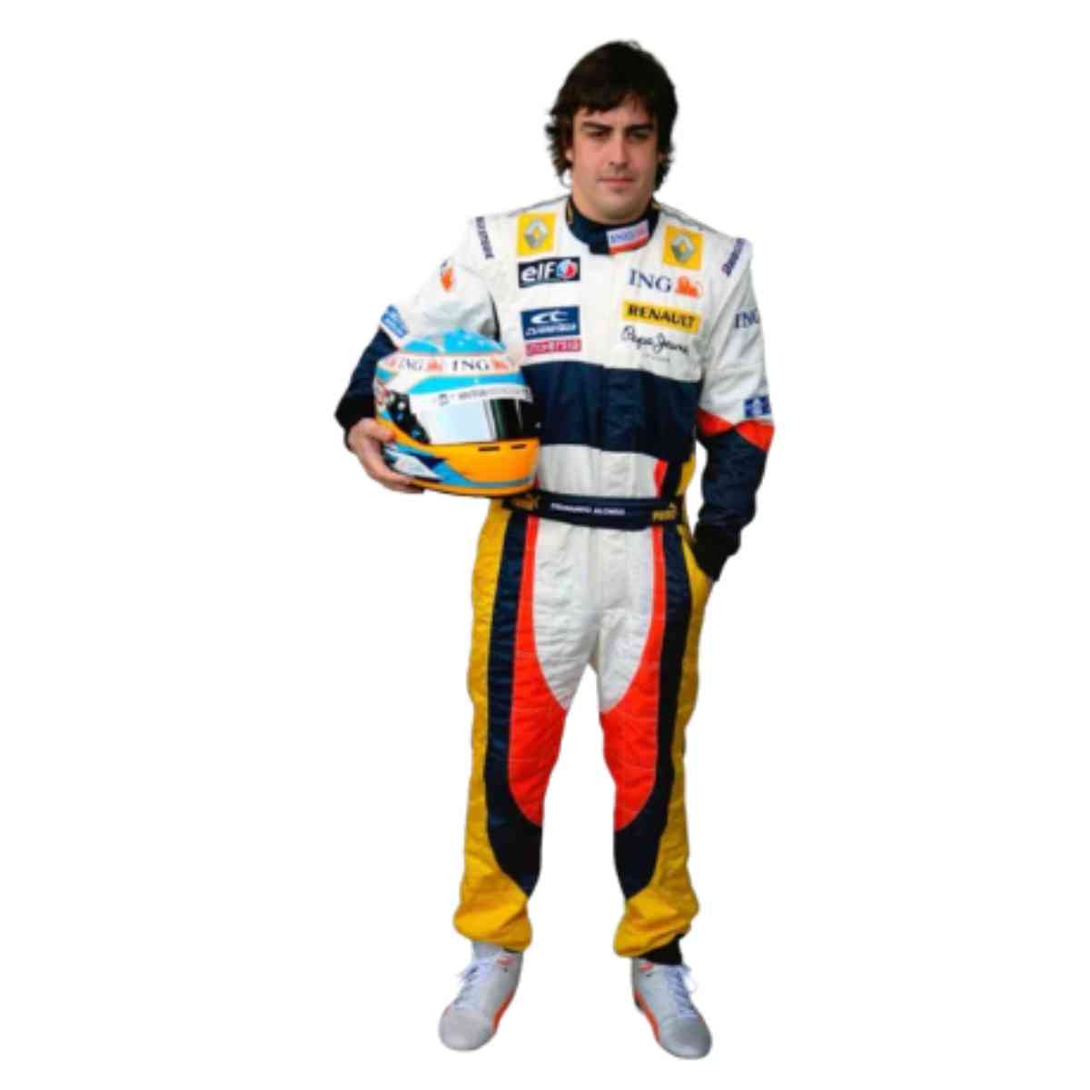 Fernando Alonso 2008 Renault F1 Race Suit