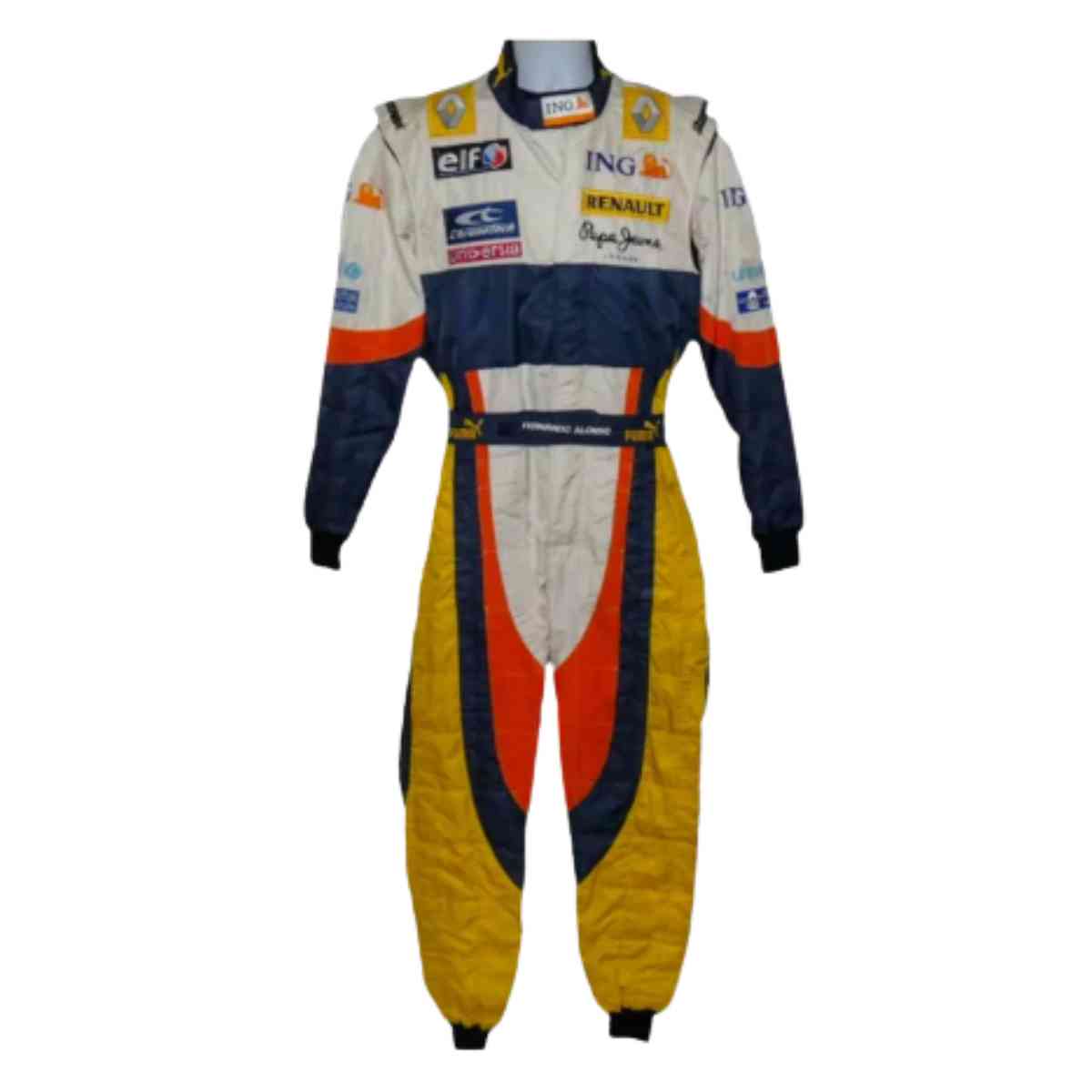 Fernando Alonso 2008 Renault F1 Race Suit